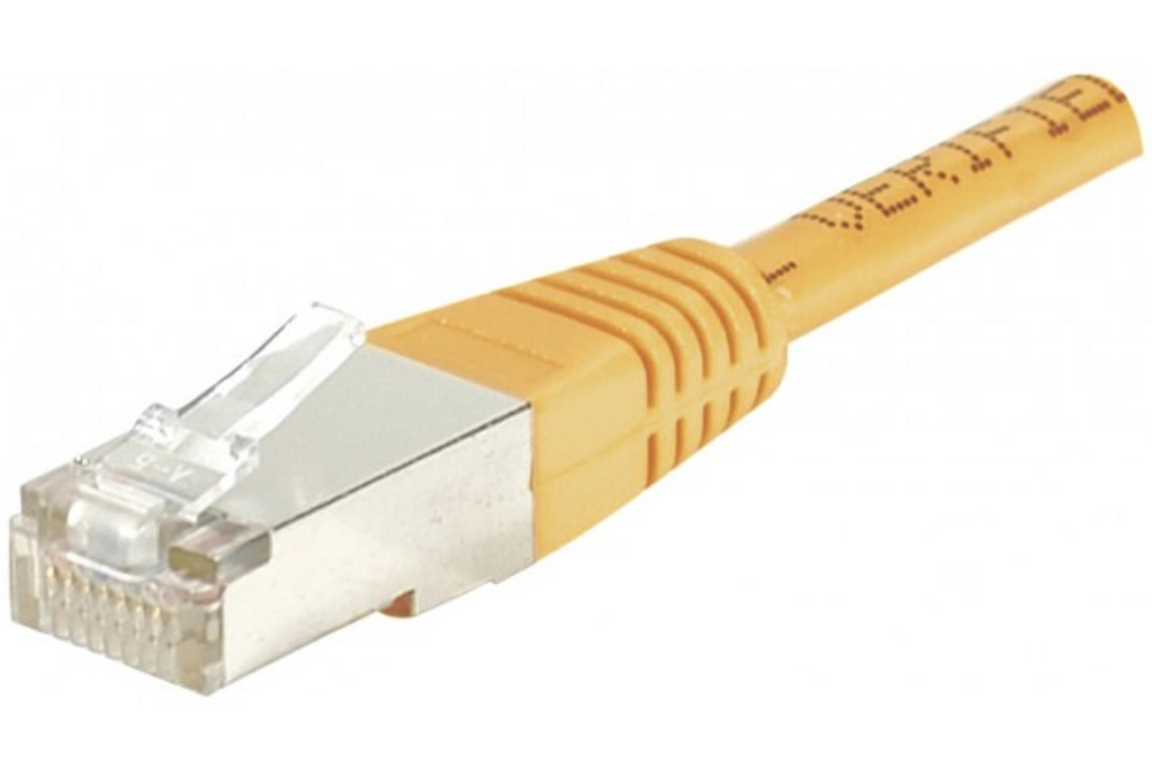 Patchkabel RJ45 S/FTP Cat6 2m yell. LSZH