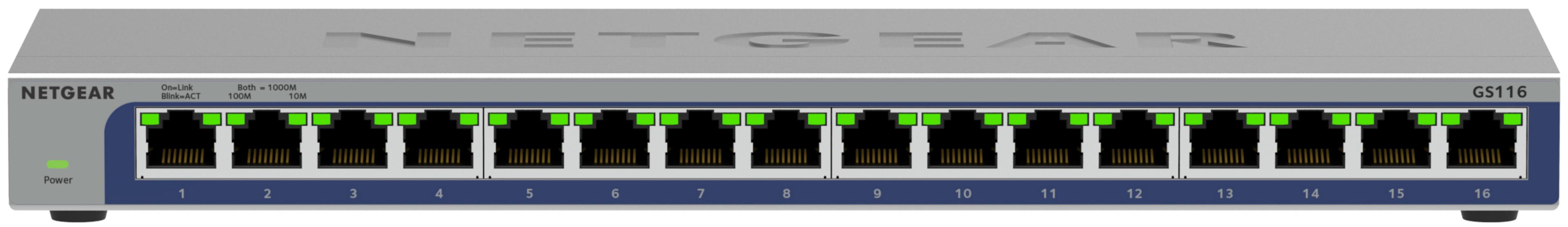 NETGEAR GS116v3 Unmanaged Switch