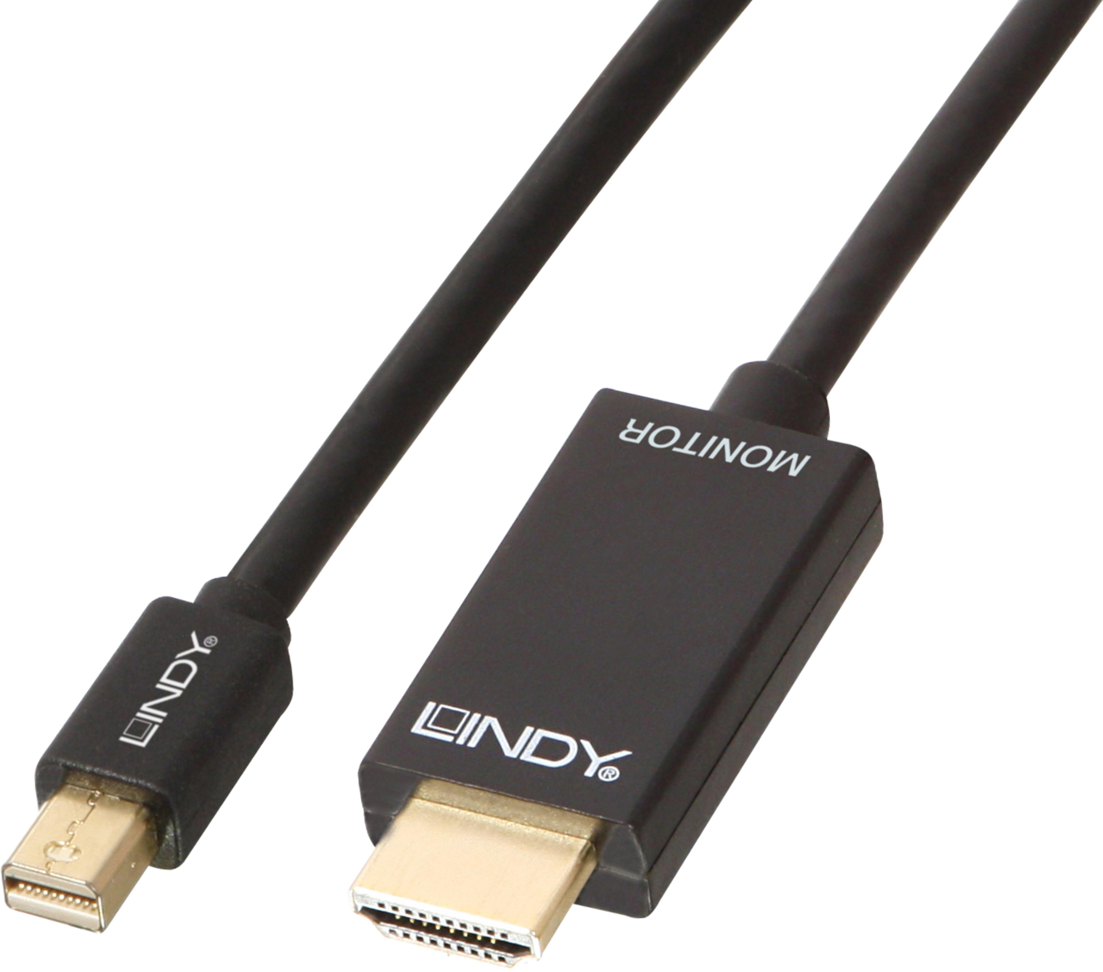 LINDY Mini DisplayPort - HDMI Cable 2m