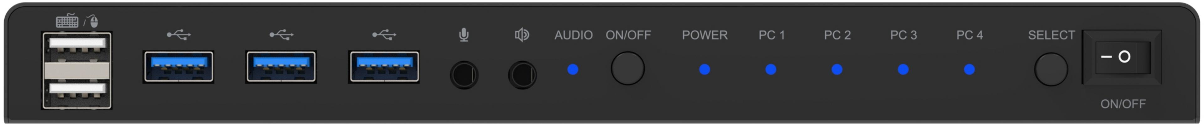 ARTICONA HDMI 1:4 KVM-Switch