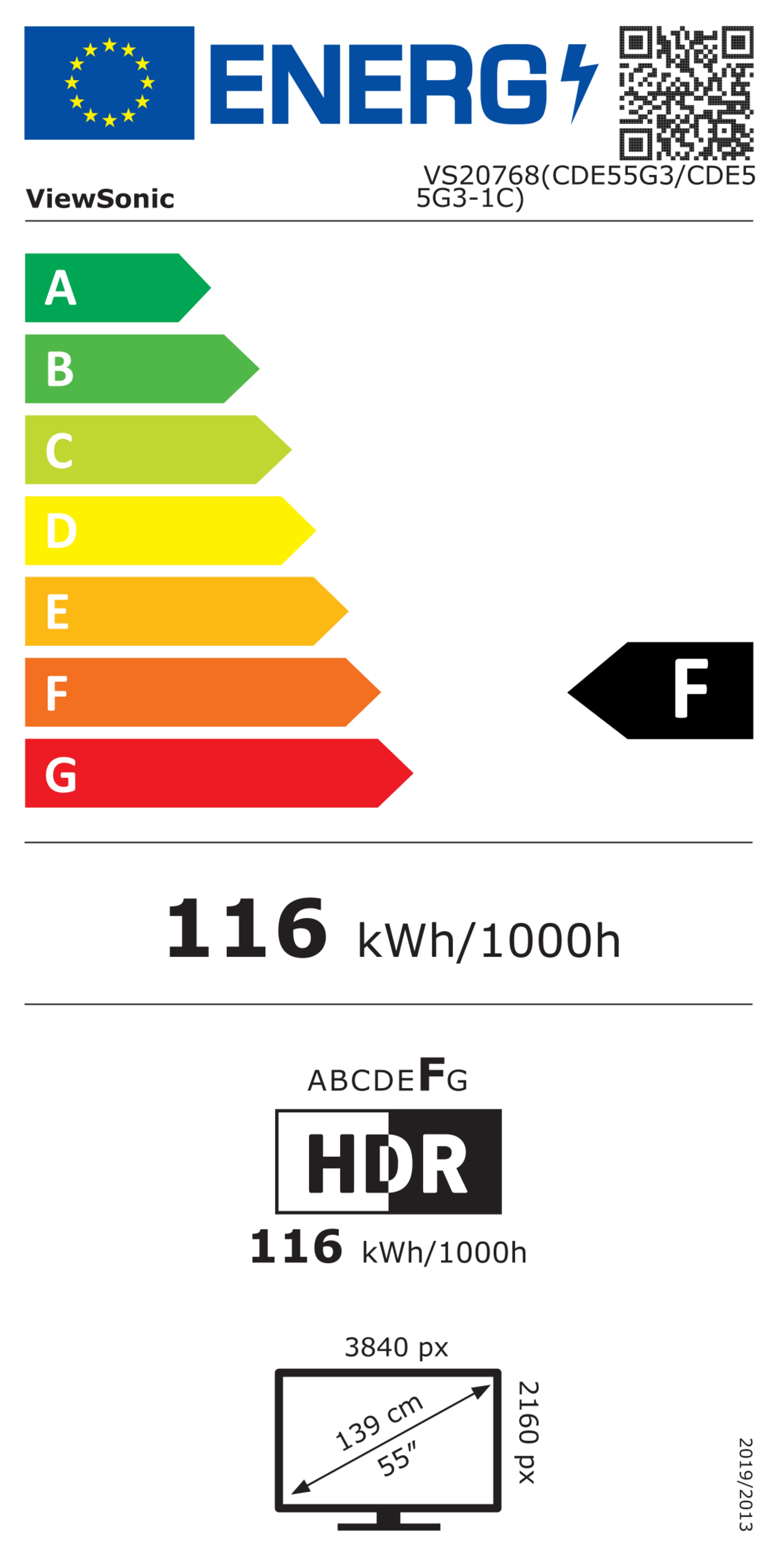 ViewSonic CDE55G3-1C Display