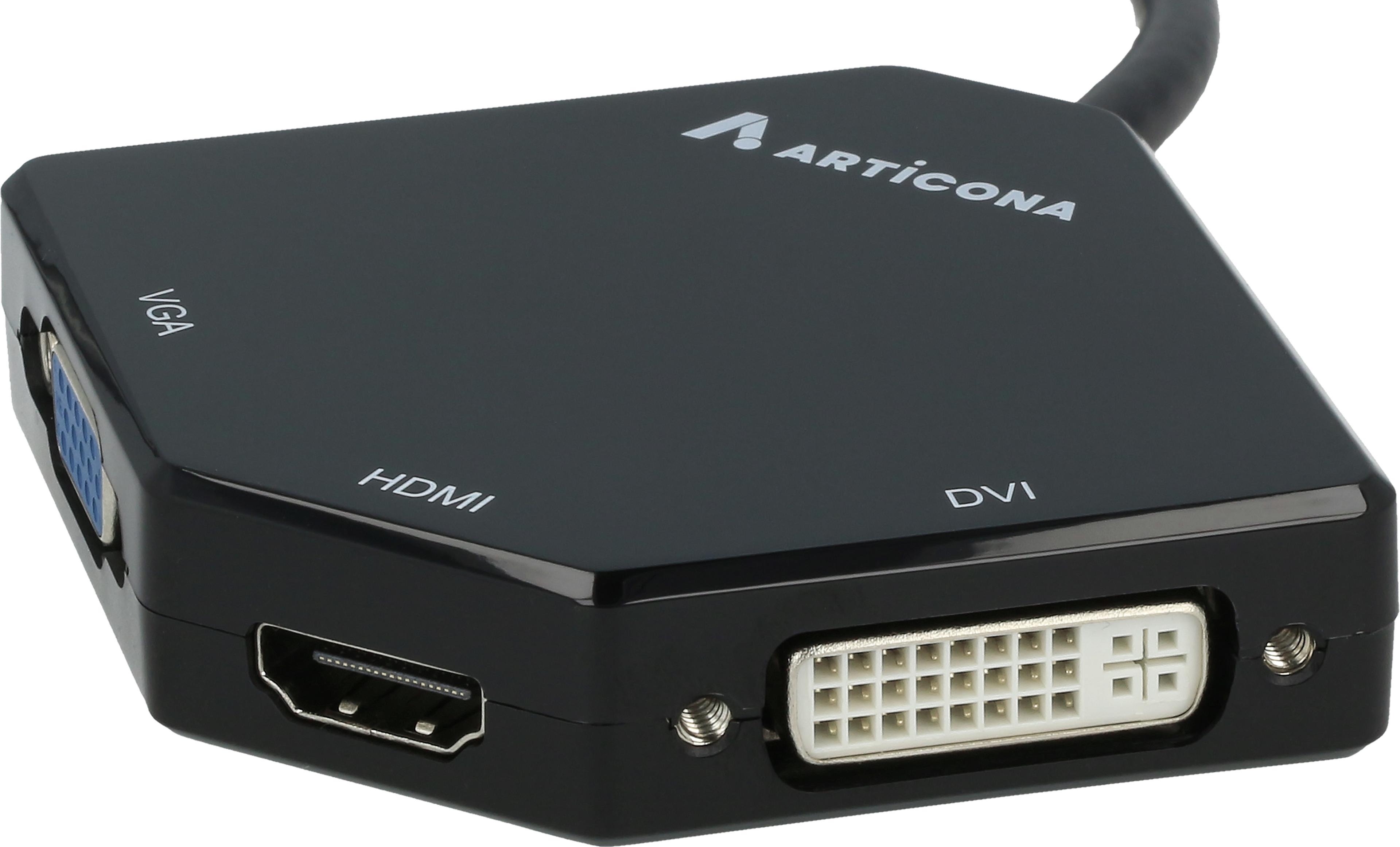 ARTICONA Mini-DP-HDMI/DVI-D/VGA Adapter