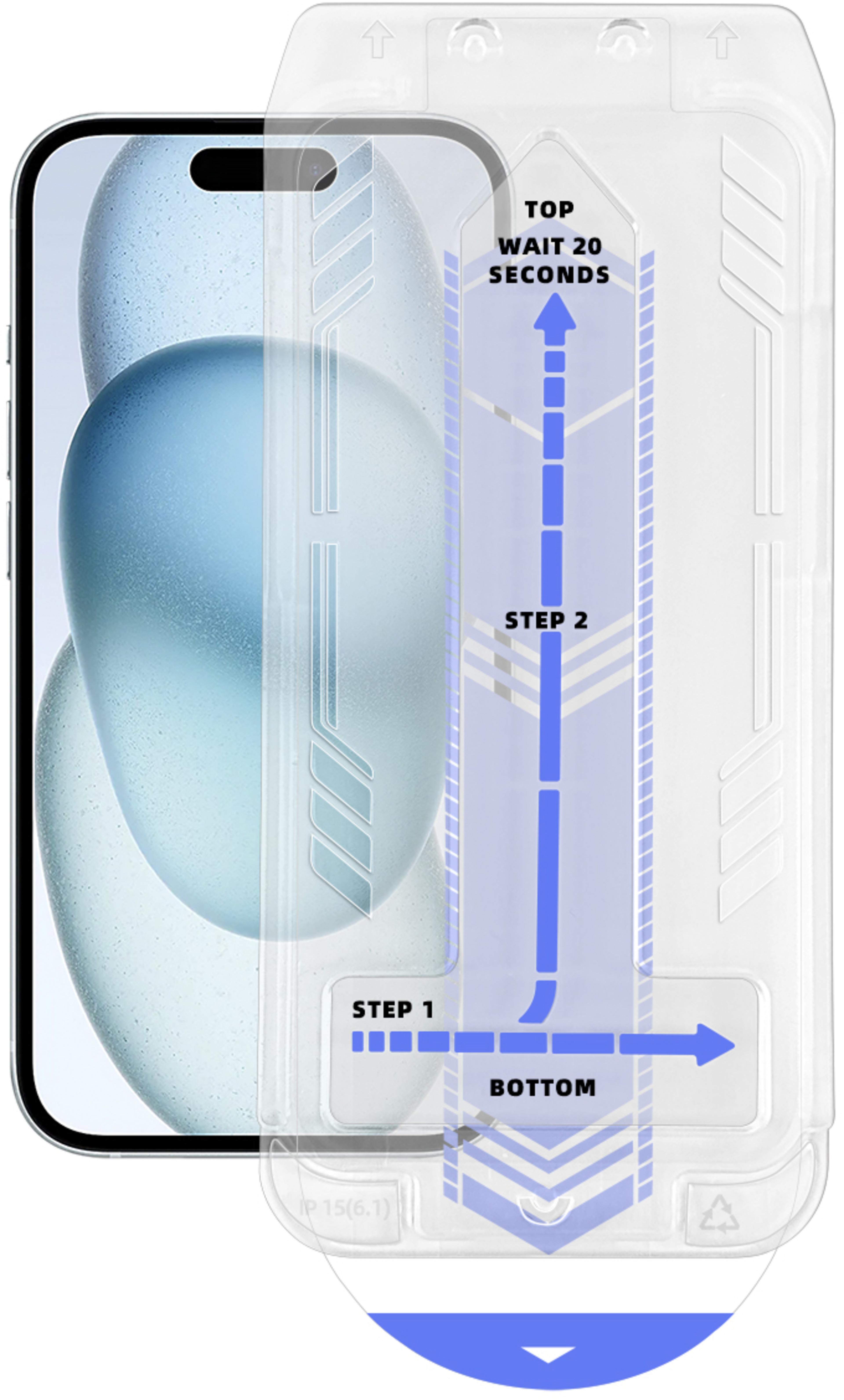 ARTICONA iPhone 15 üvegfólia+applikátor