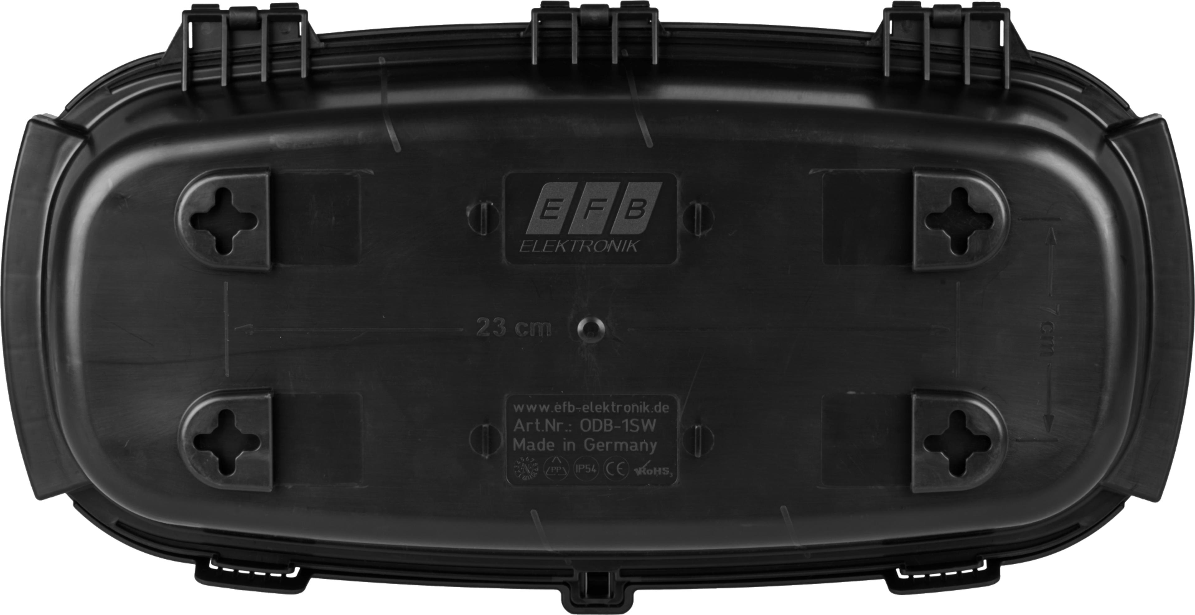 IP54 Outdoor Foldable Box Black