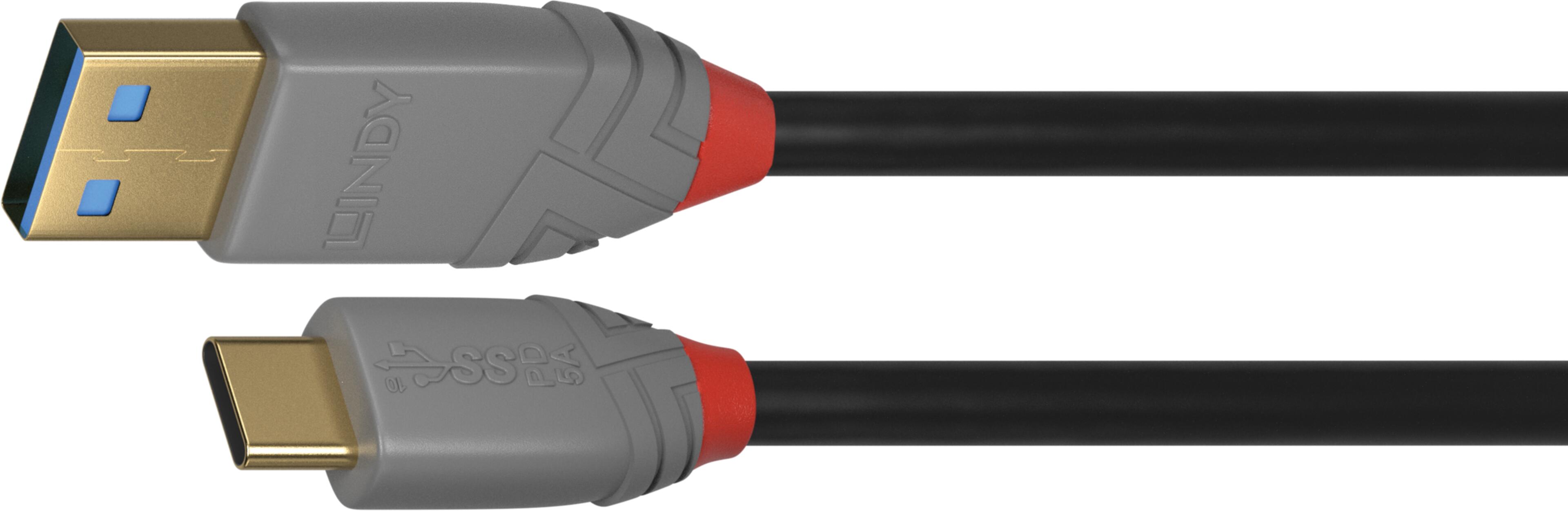 LINDY USB-A to USB-C Cable 2m