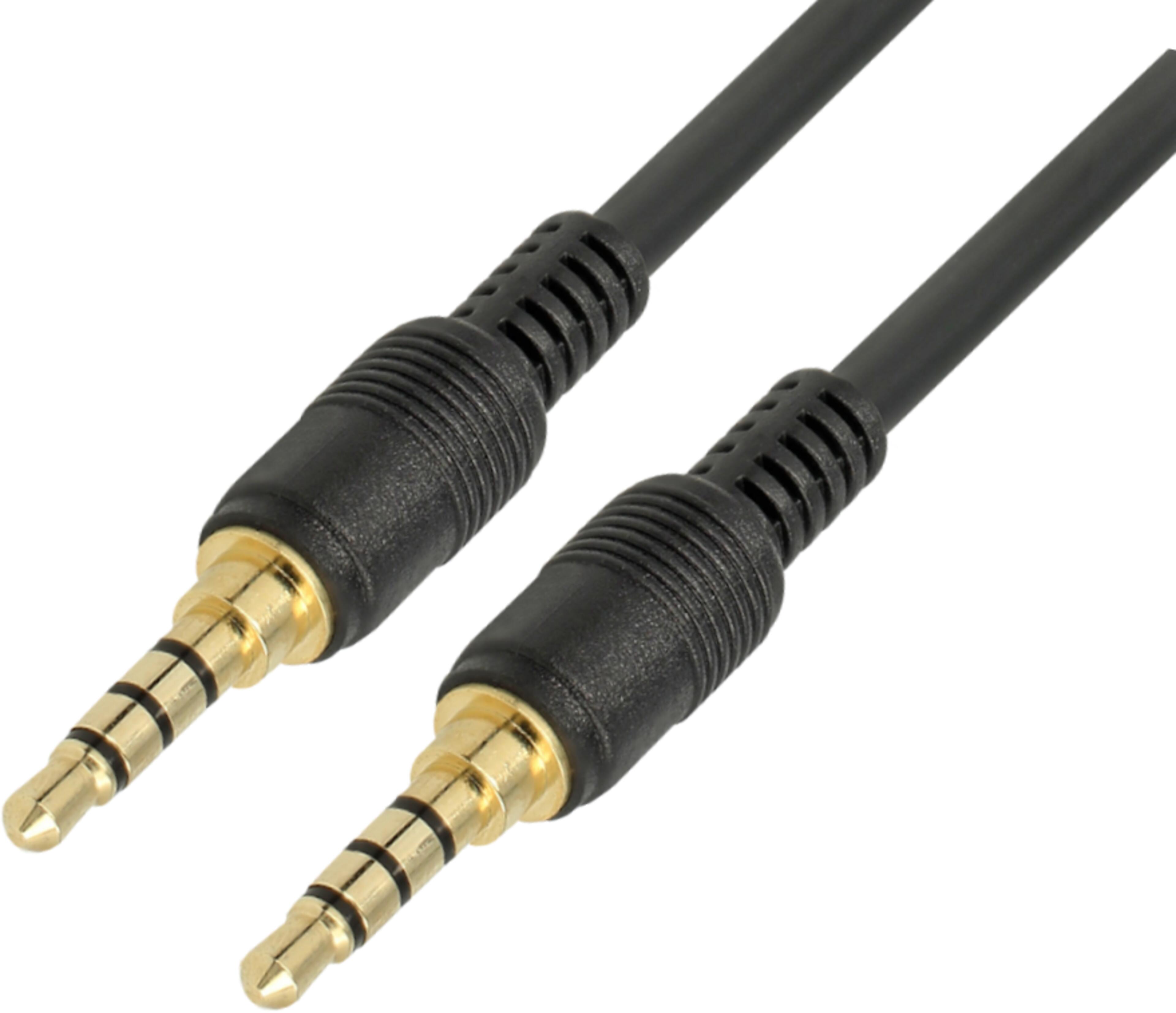 Kabel KlinkenSt-St 3,5 mm 3 m 4pol.