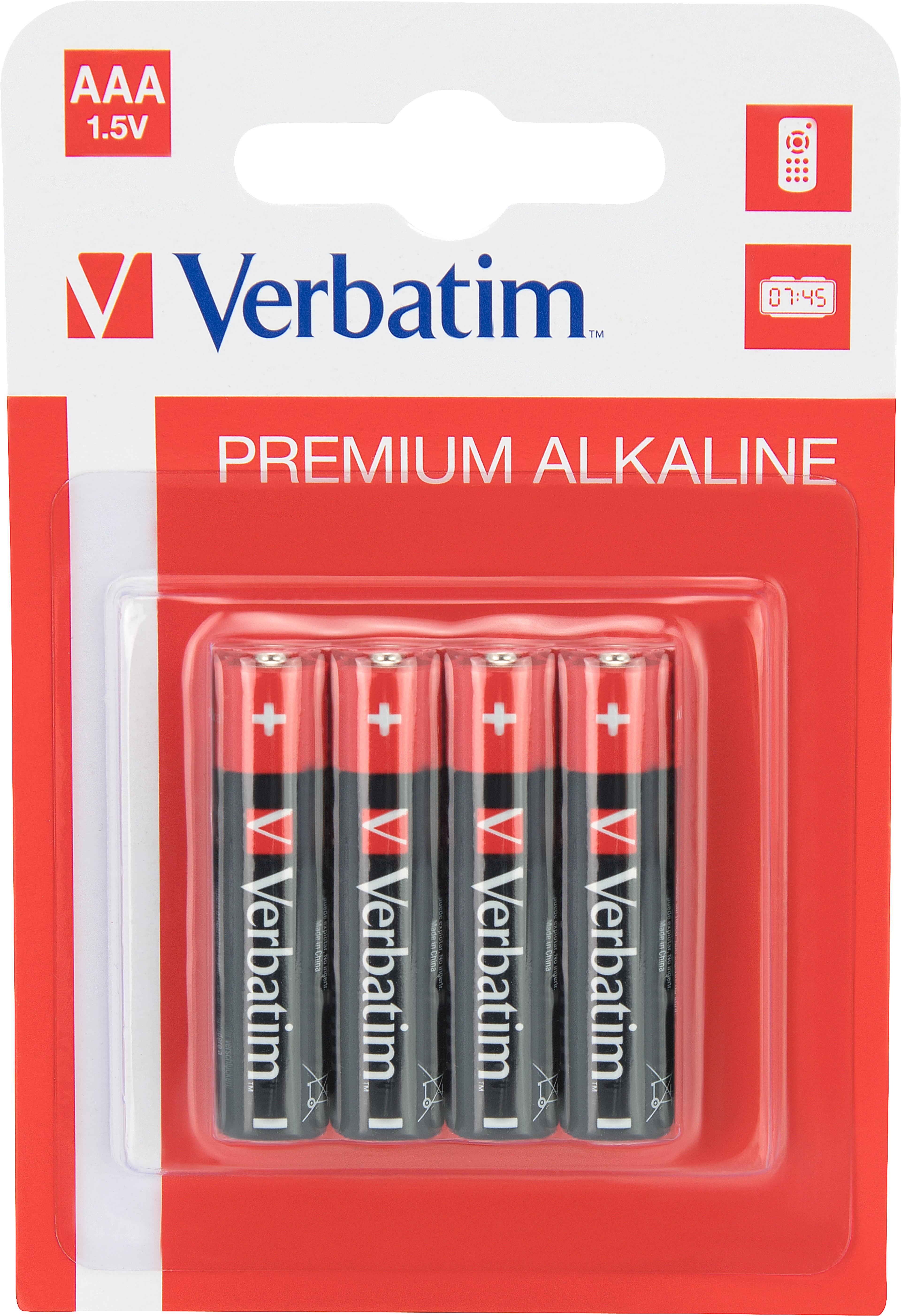Verbatim LR03 Alkaline Batterie 4 St