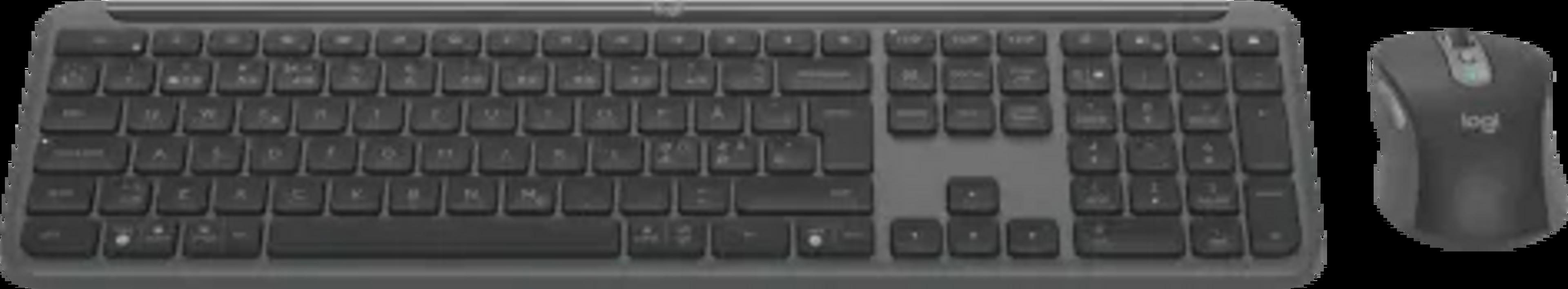 Logitech MK950 Keyboard Mouse Set Graph.