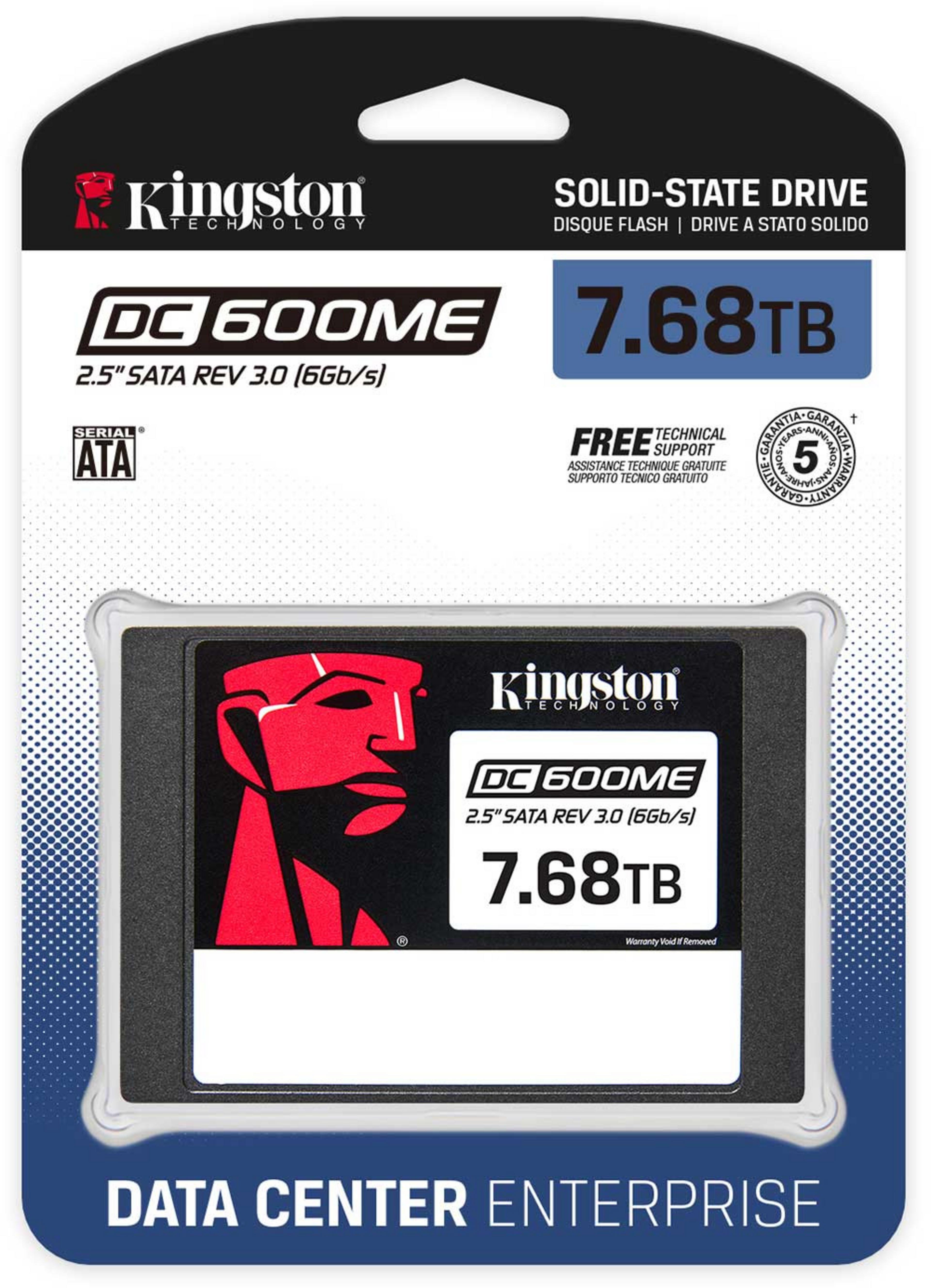Kingston DC600ME 7.68TB SSD