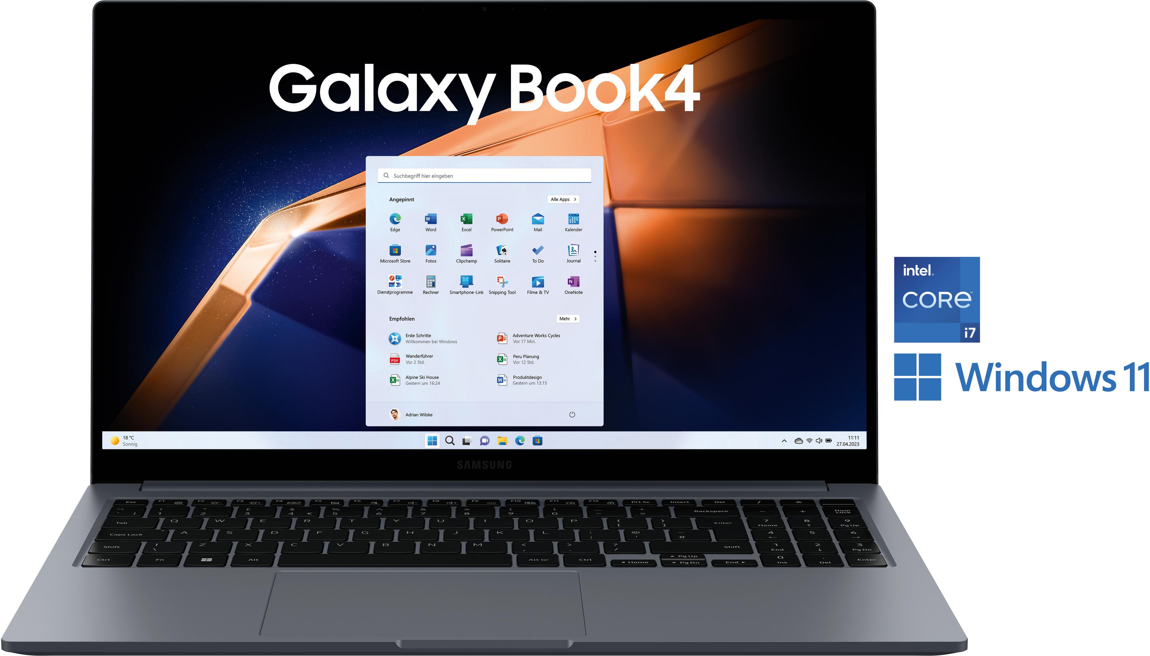 Samsung Galaxy Book4 i7 16/512GB gray