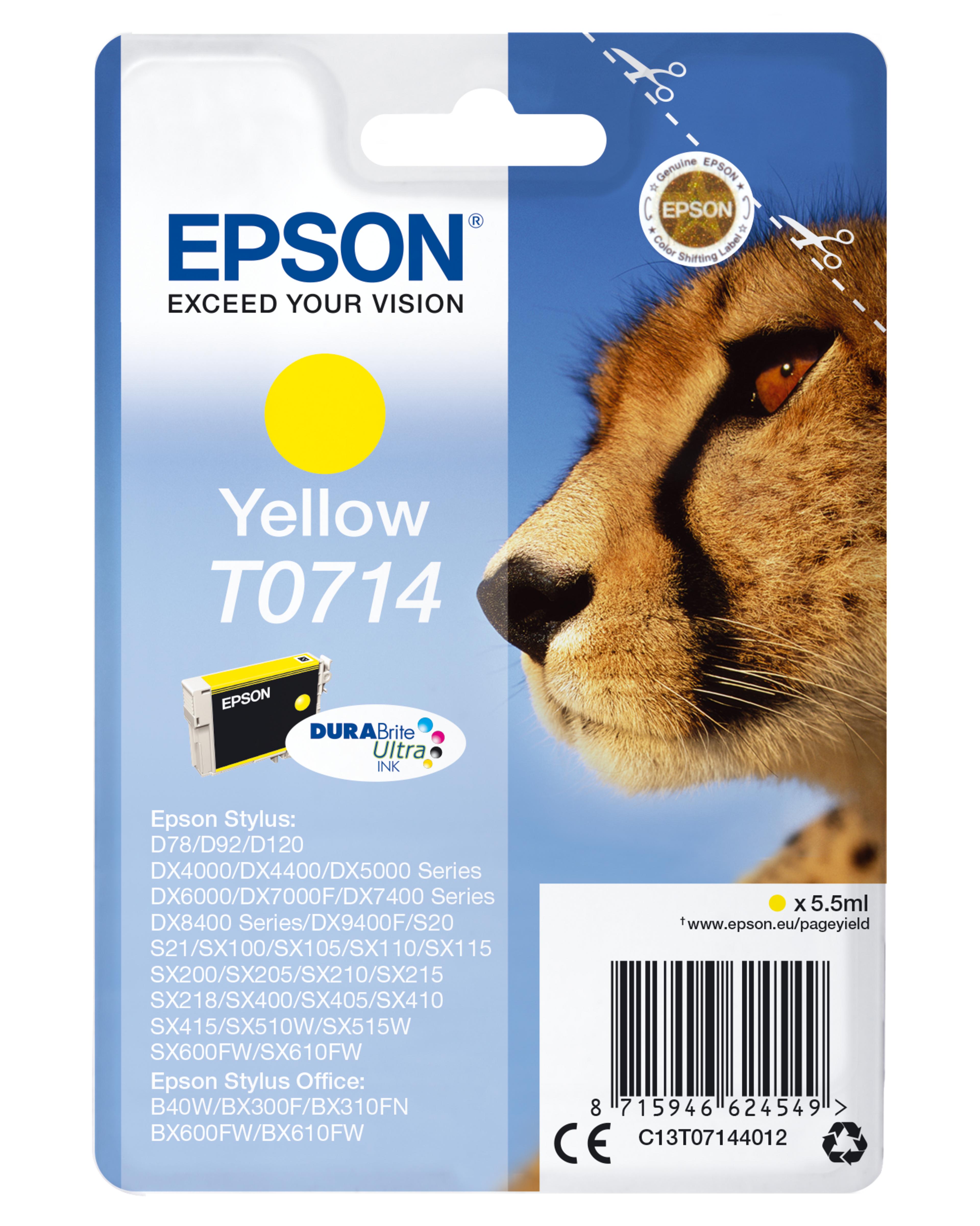 Epson T0714 Tinte gelb