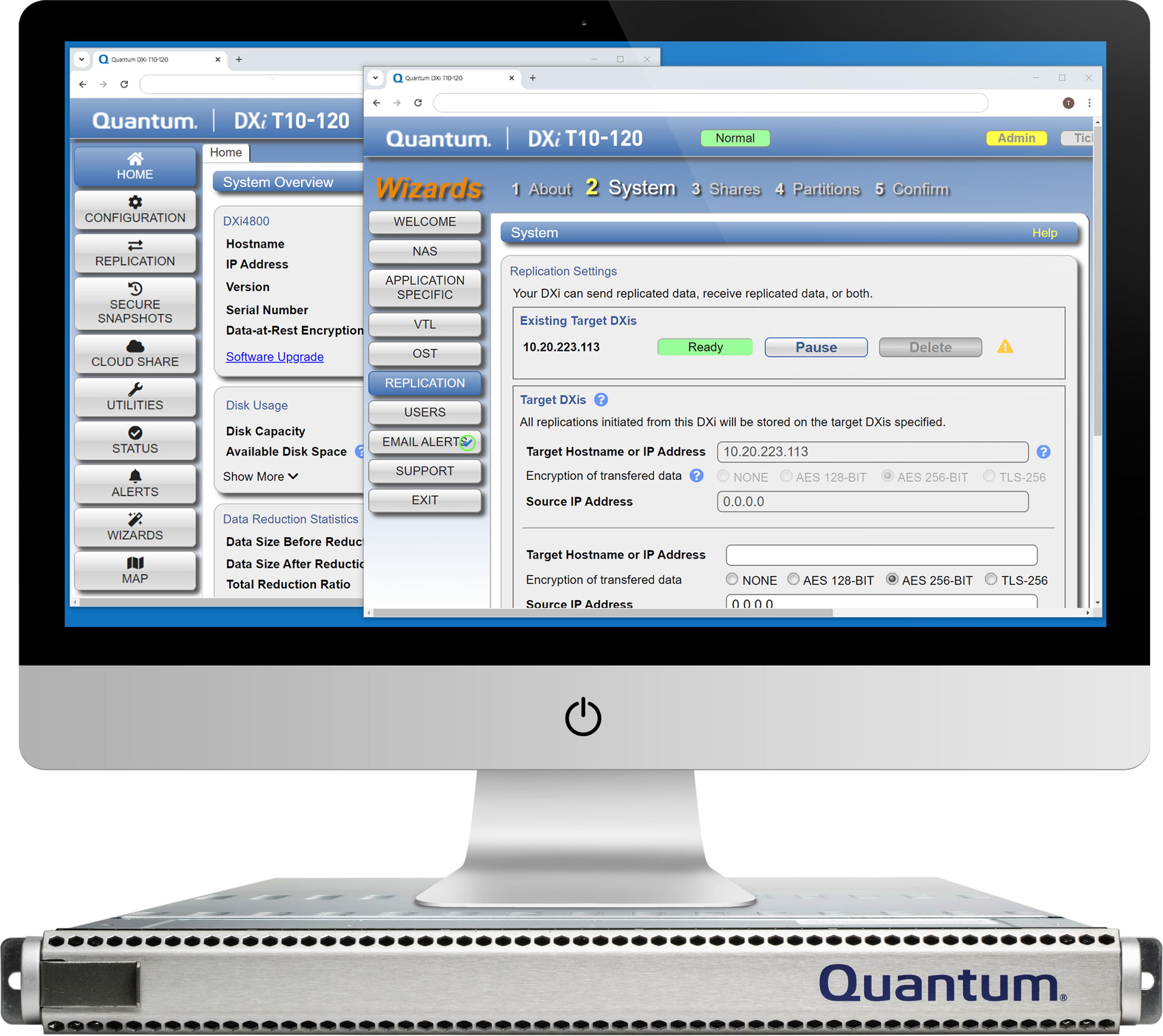 Quantum DXiT10 120TB Flash Backup System