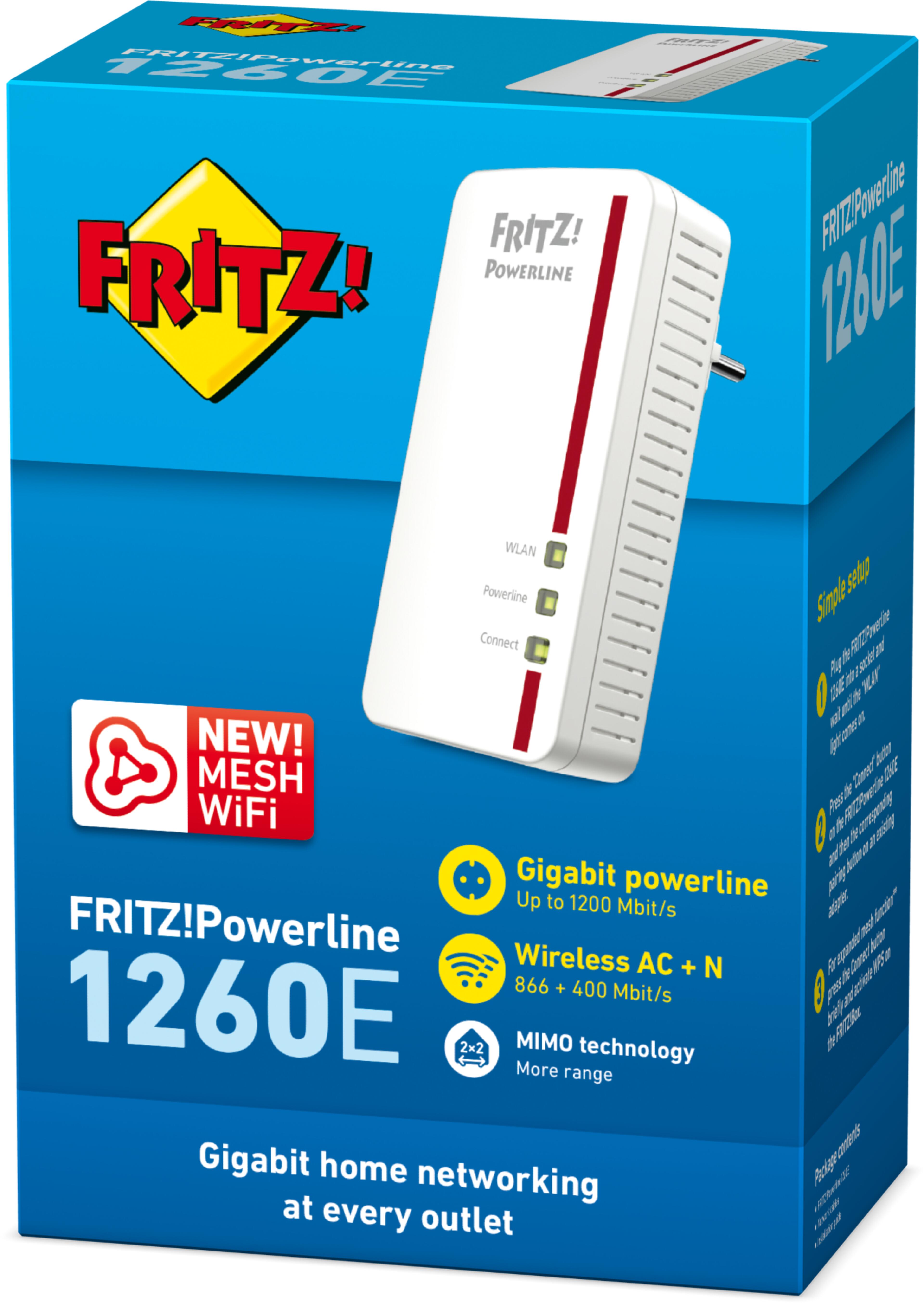 FRITZ!Powerline 1260E Adapter