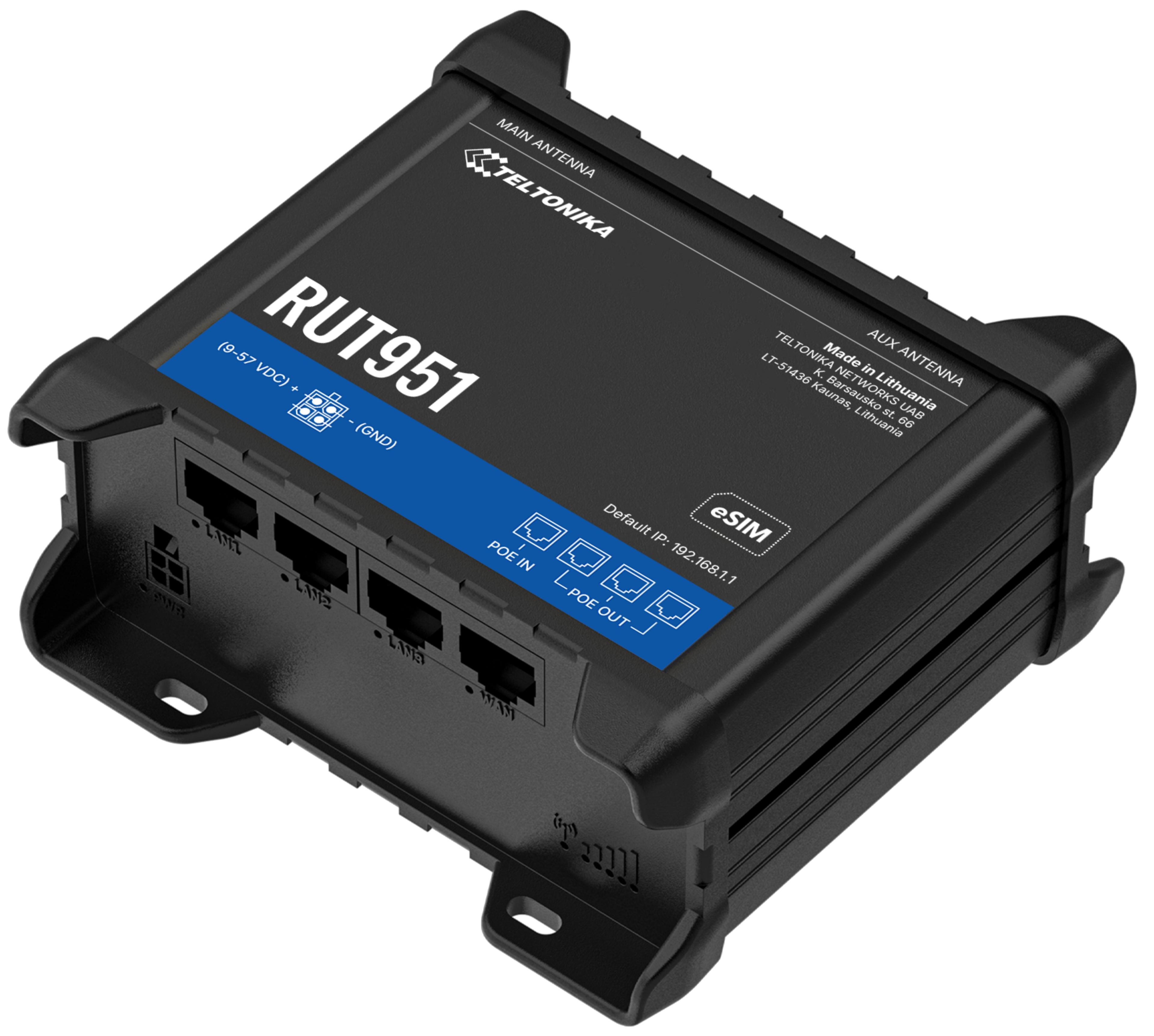Teltonika RUT951 Industrial PoE+ Router