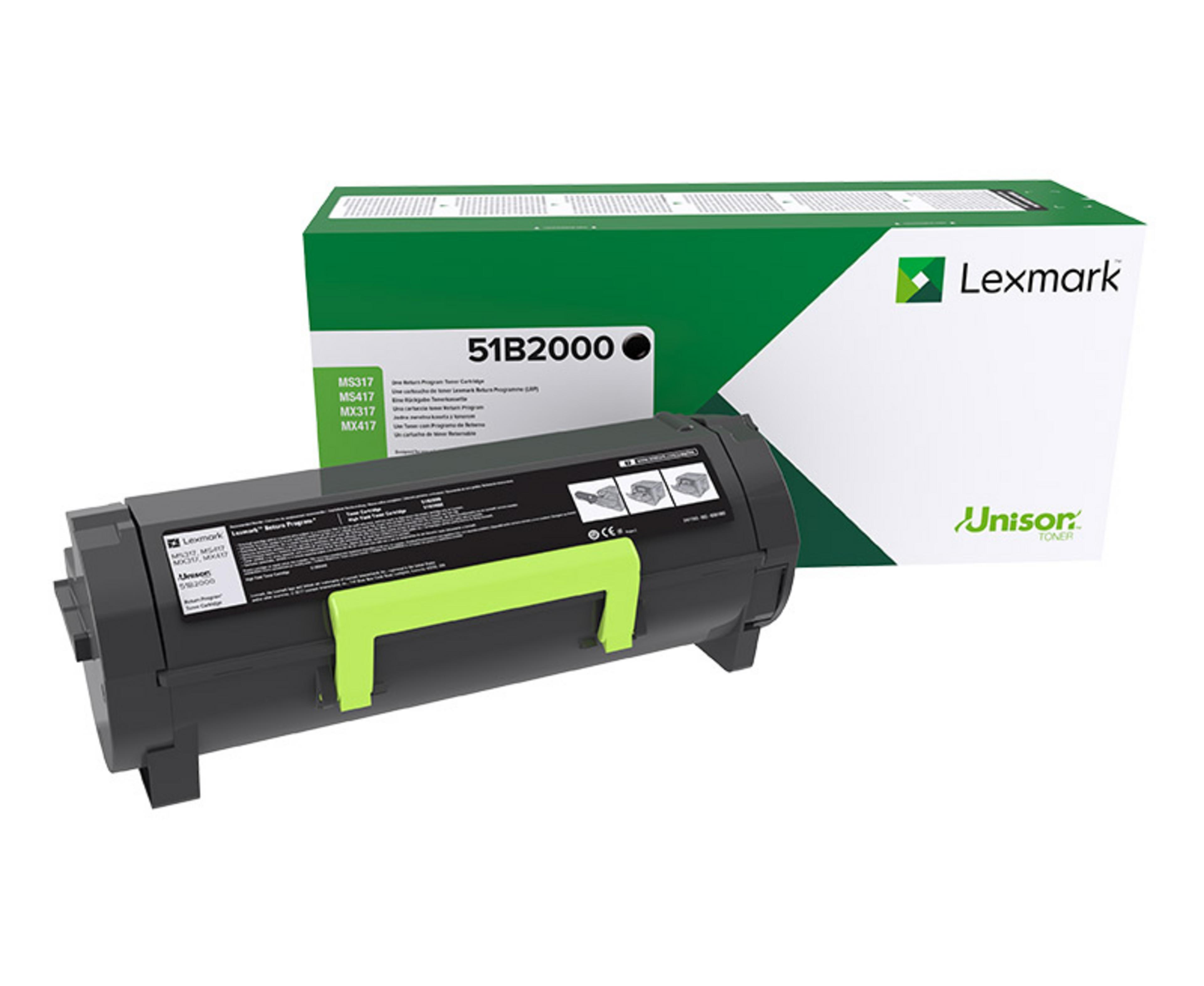 Lexmark 51B20 Toner Black