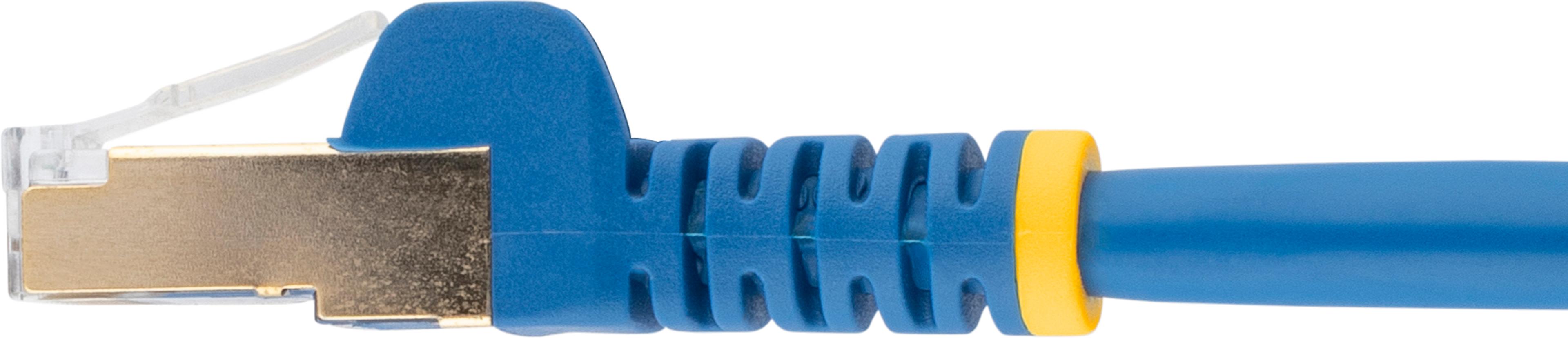 Patch Cable RJ45 F/FTP Cat6a 1m Blue