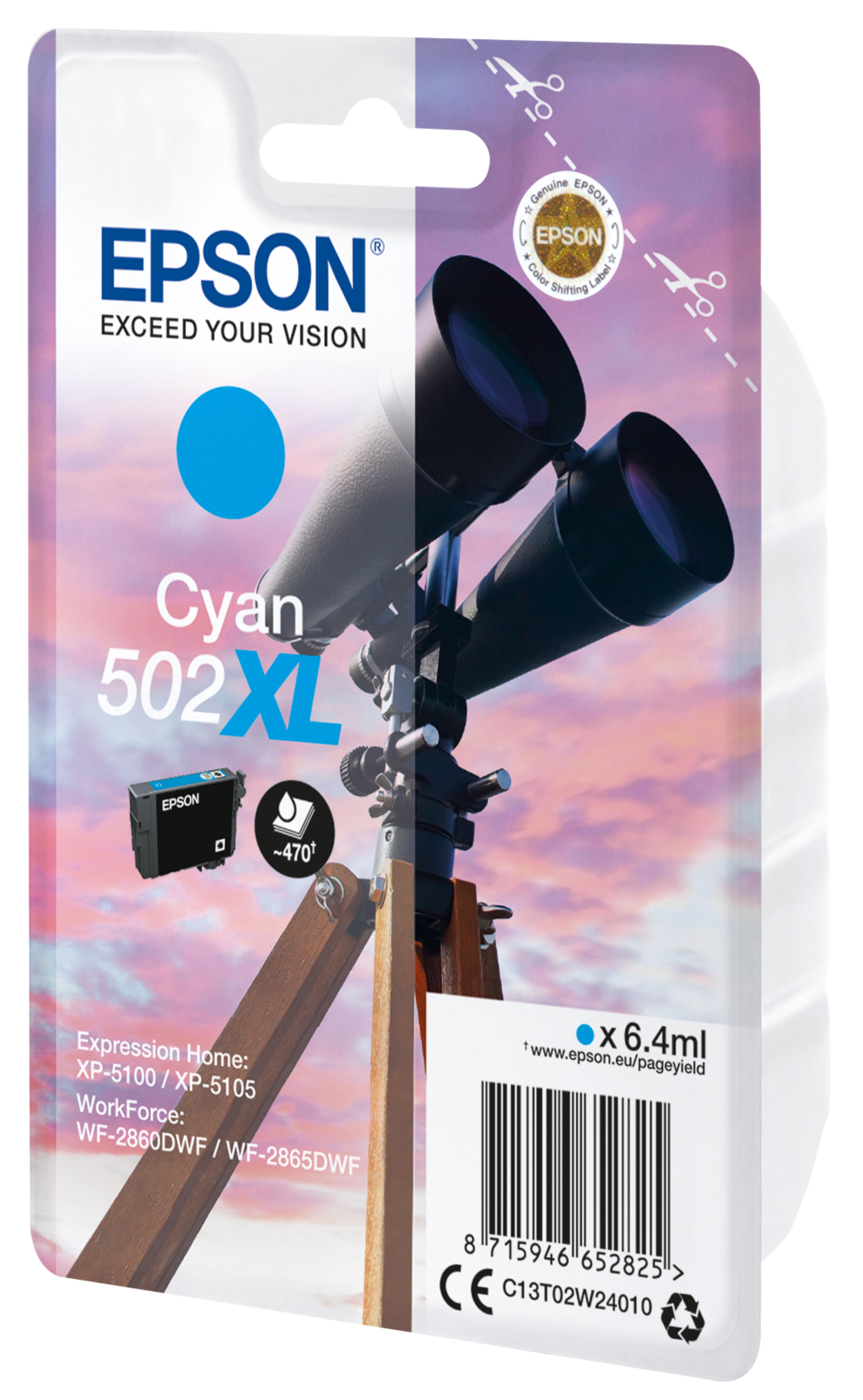 Epson 502 XL Tinte cyan