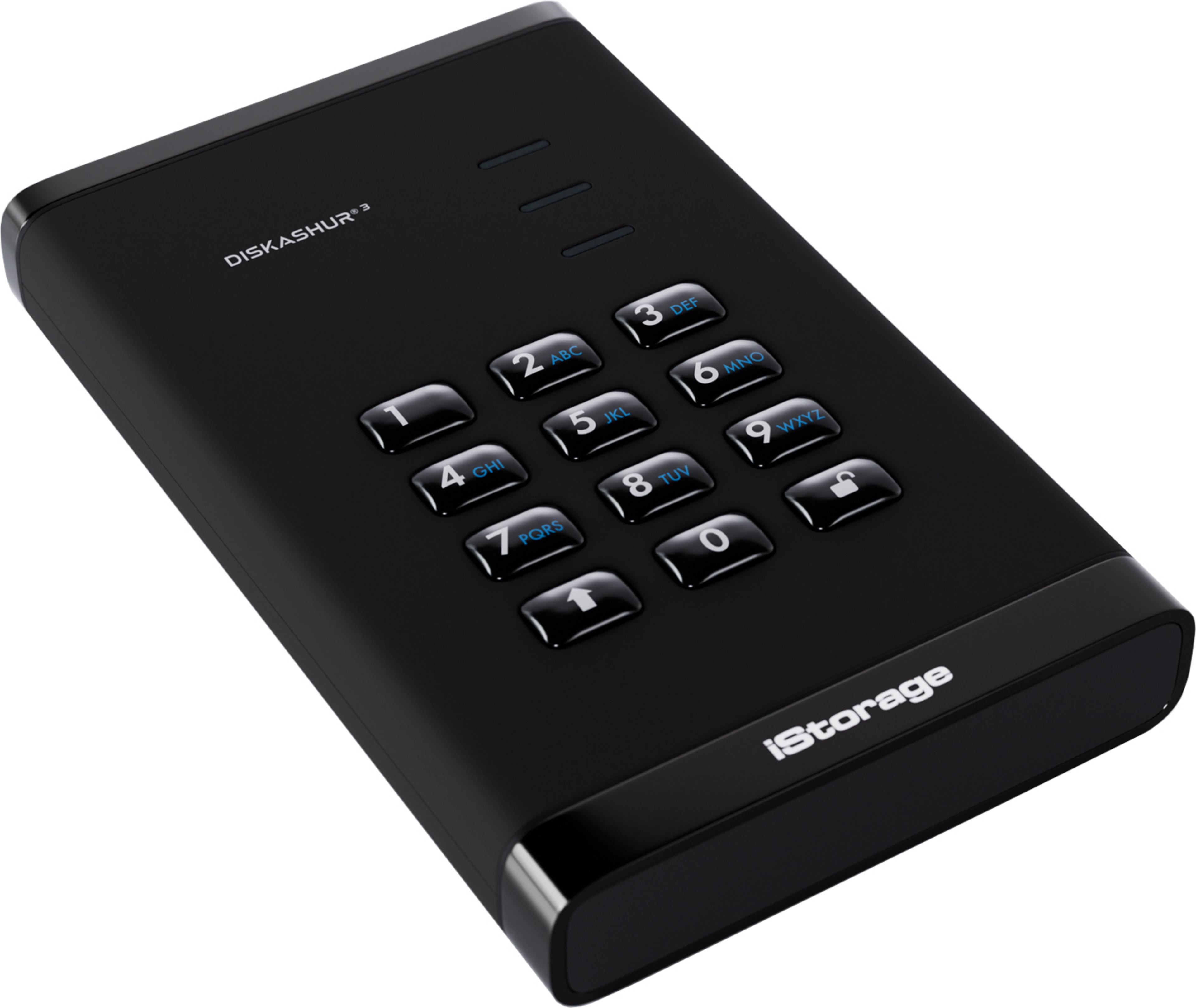 iStorage diskAshur3 5TB HDD Black