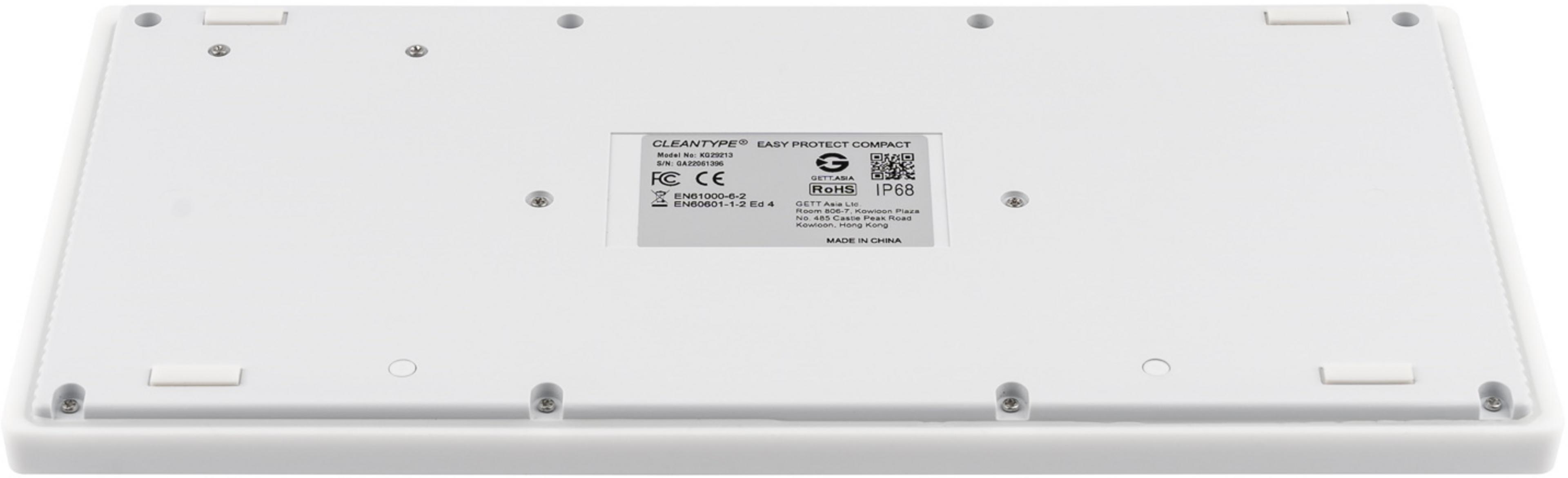 GETT GCQ CleanType Compact Keyboard Whit