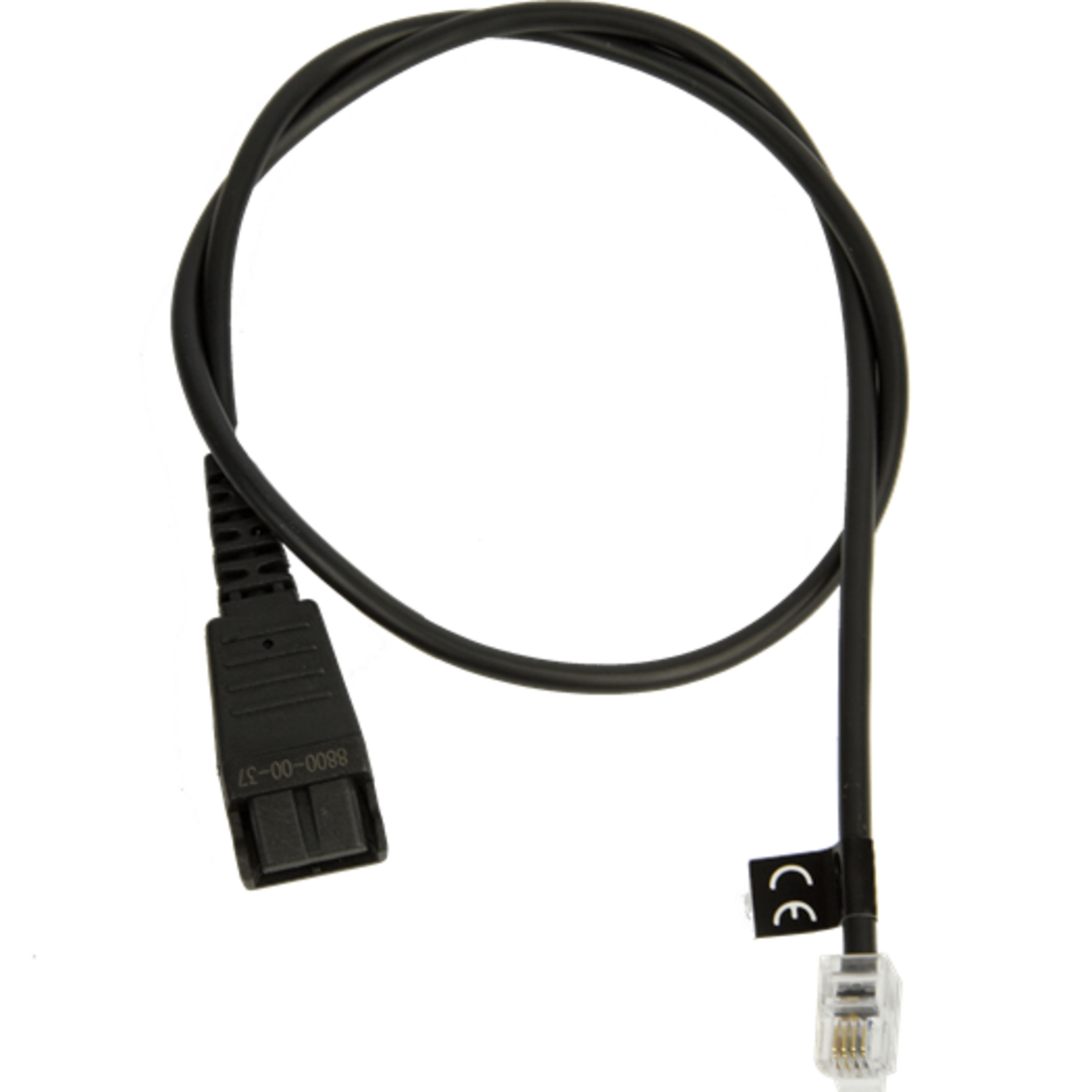 Jabra QD-RJ10 Extension Cord Straight