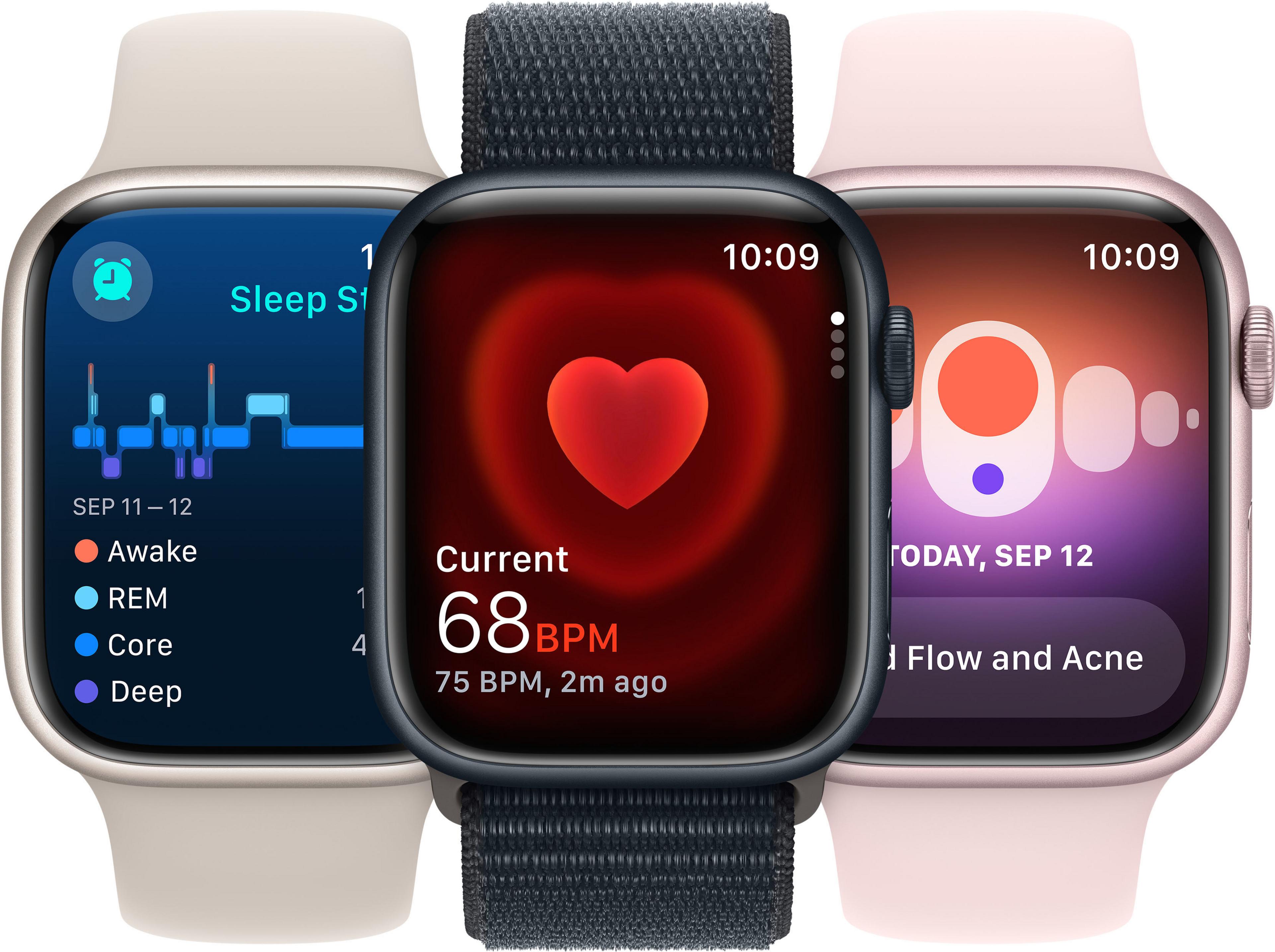 Apple Watch S9 9 LTE 41mm alu prateado