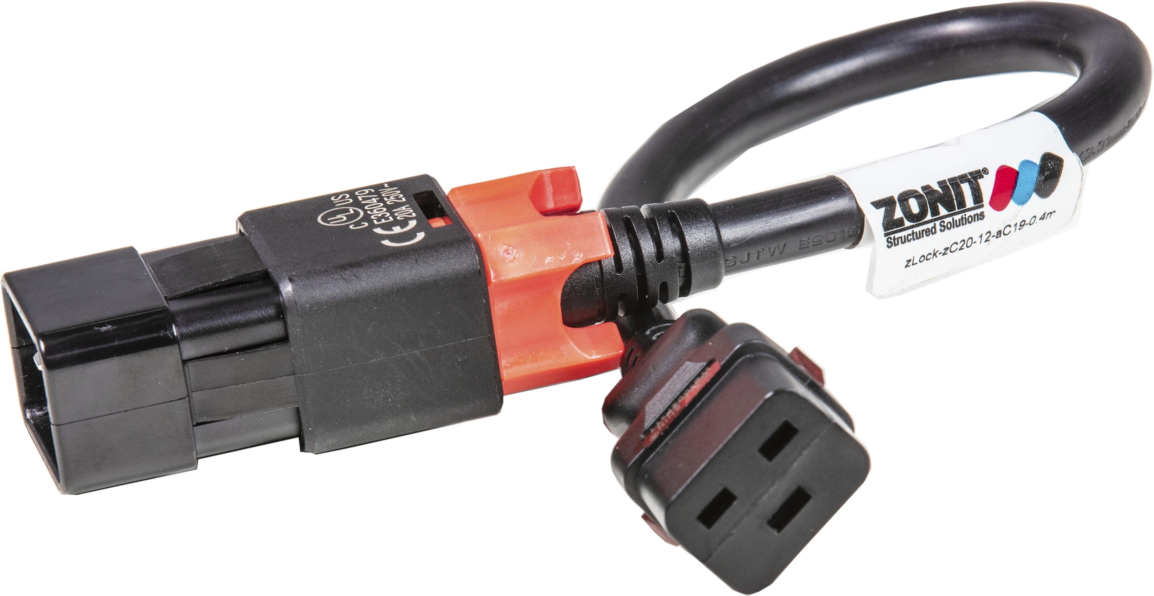 Power Cable zLock IEC 320 C19/C20 4.0m