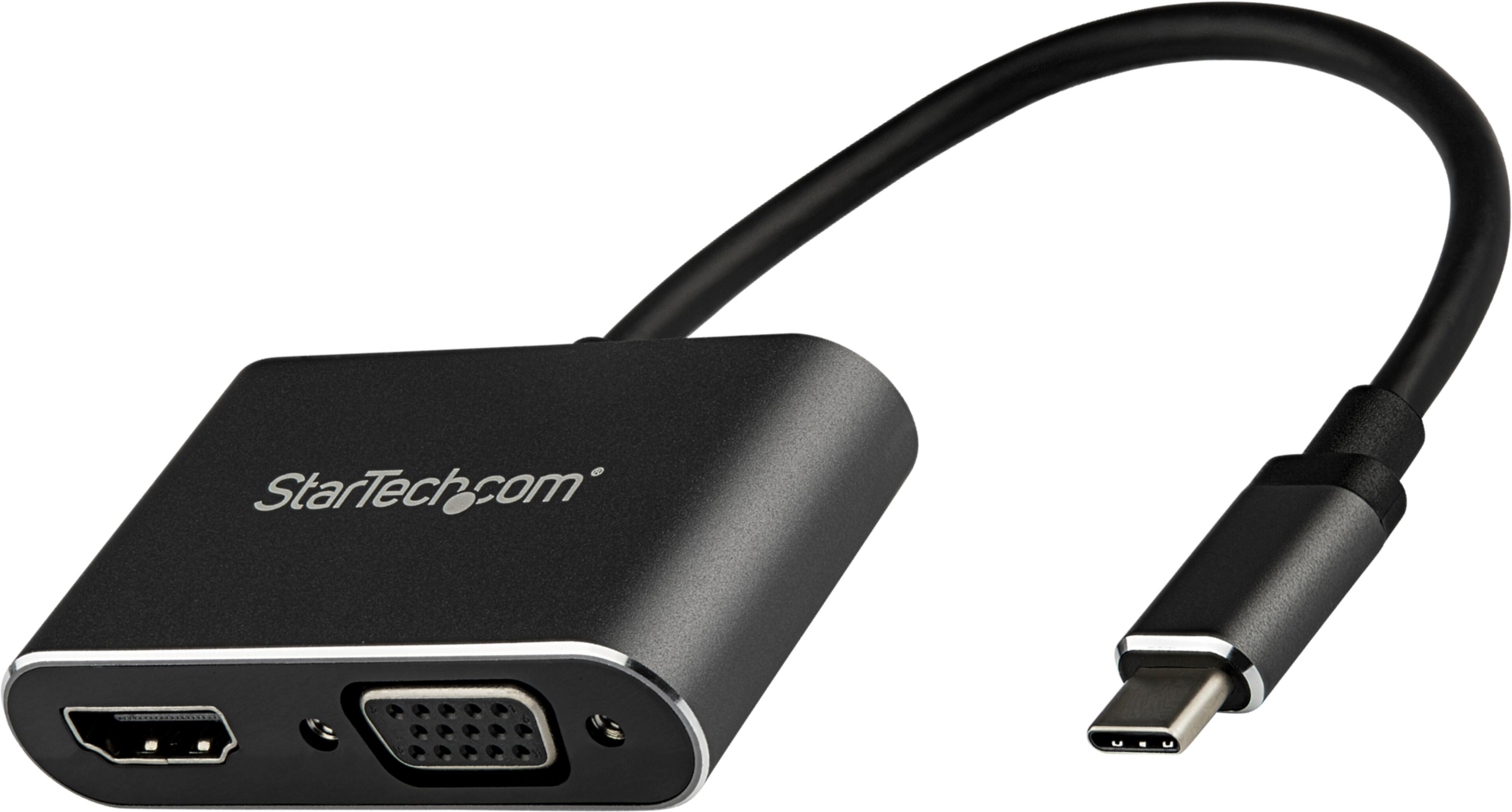 Adapter USB 3.0 C/m - HDMI+VGA/f