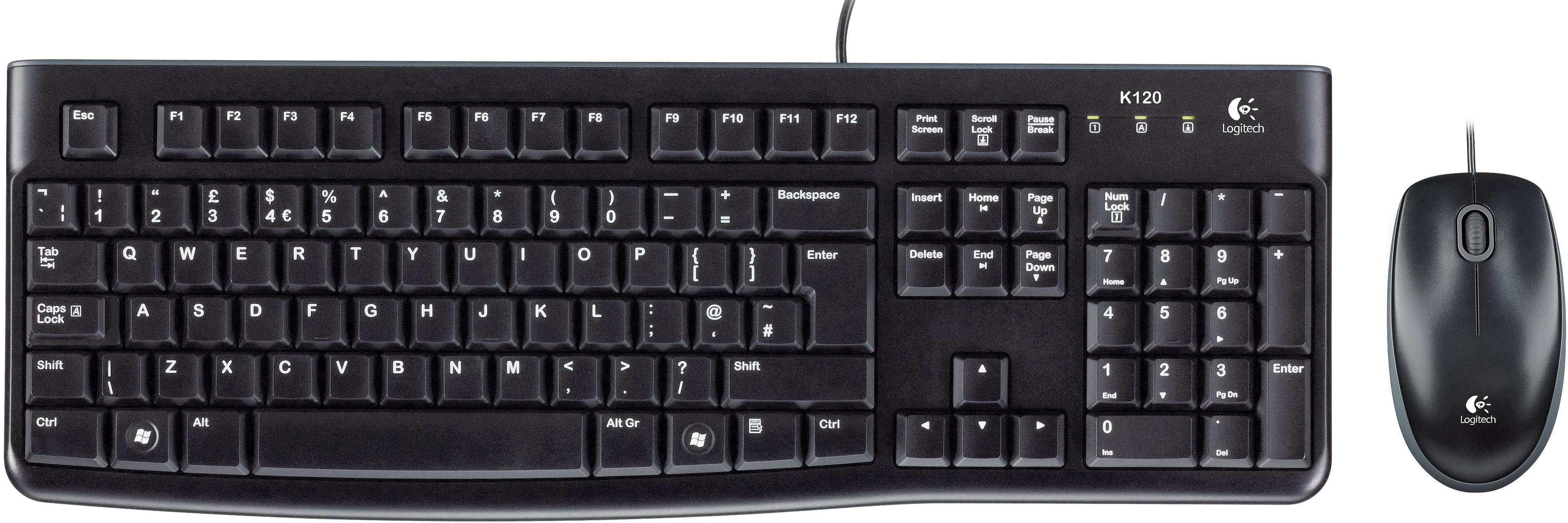 Logitech MK120 Tastatur und Maus Set