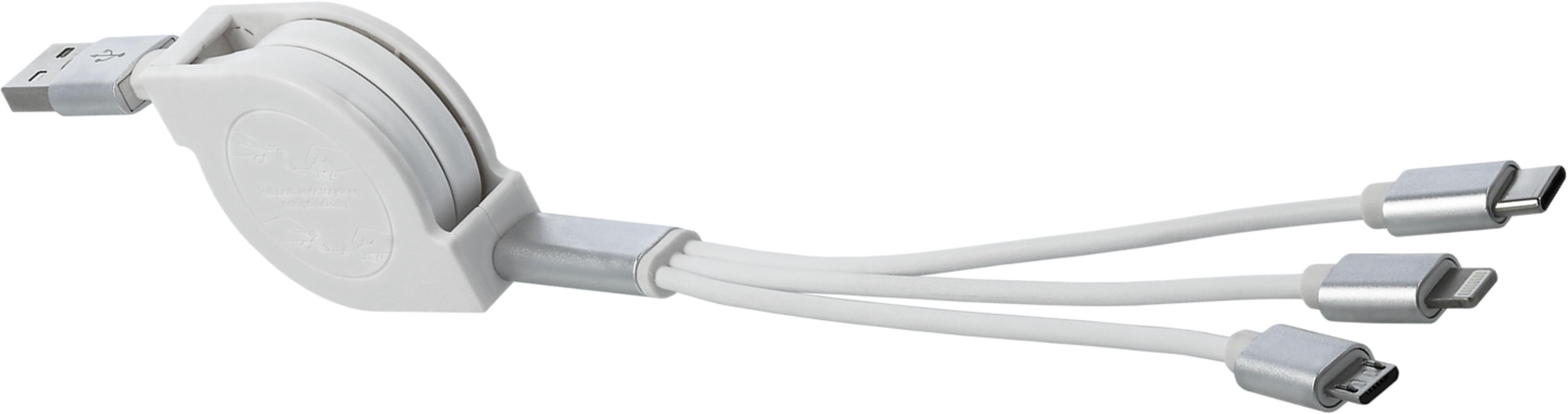 Delock USB A - Lightn/Micro-B/C Cable