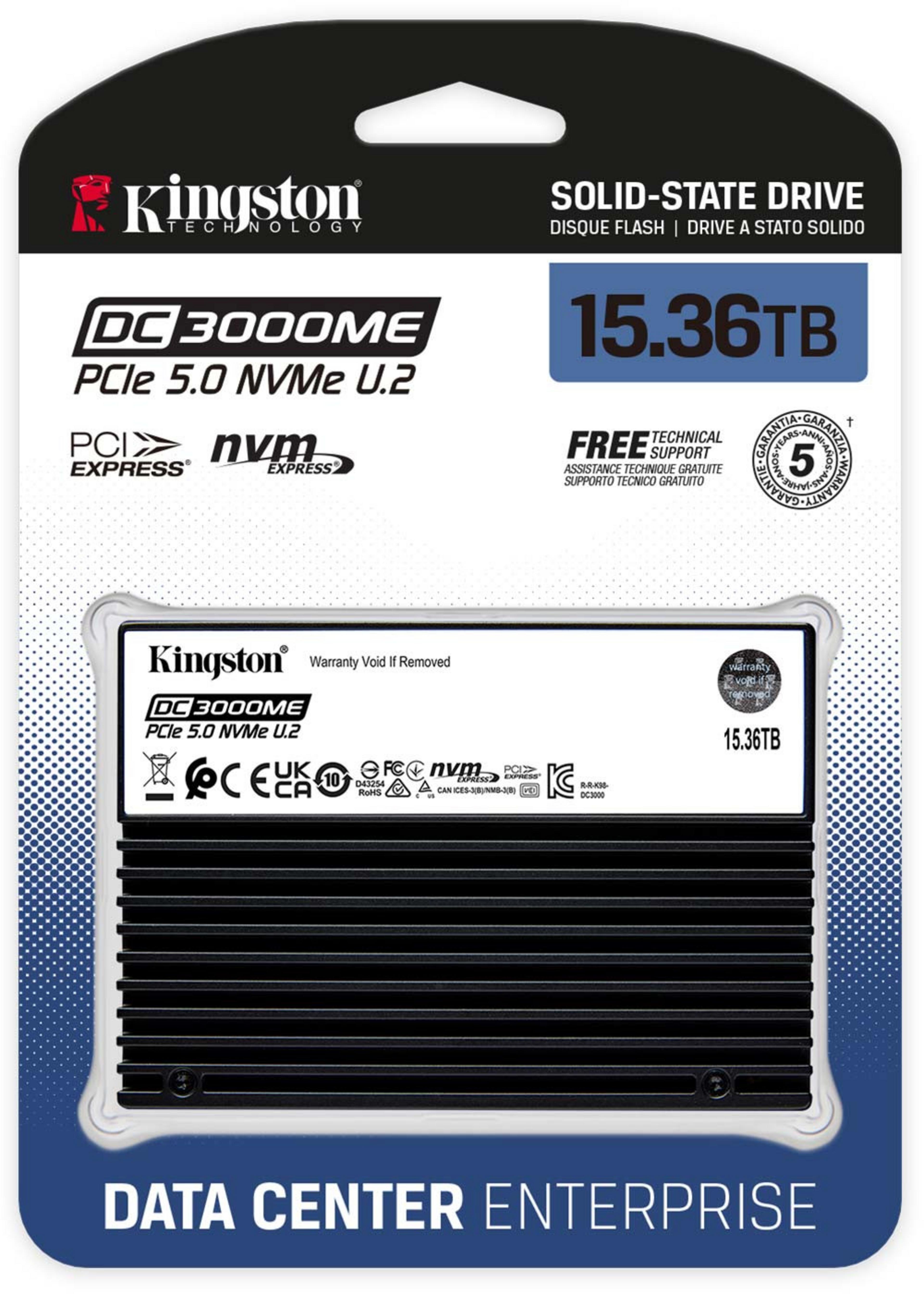 Kingston DC3000ME 15.36TB SSD