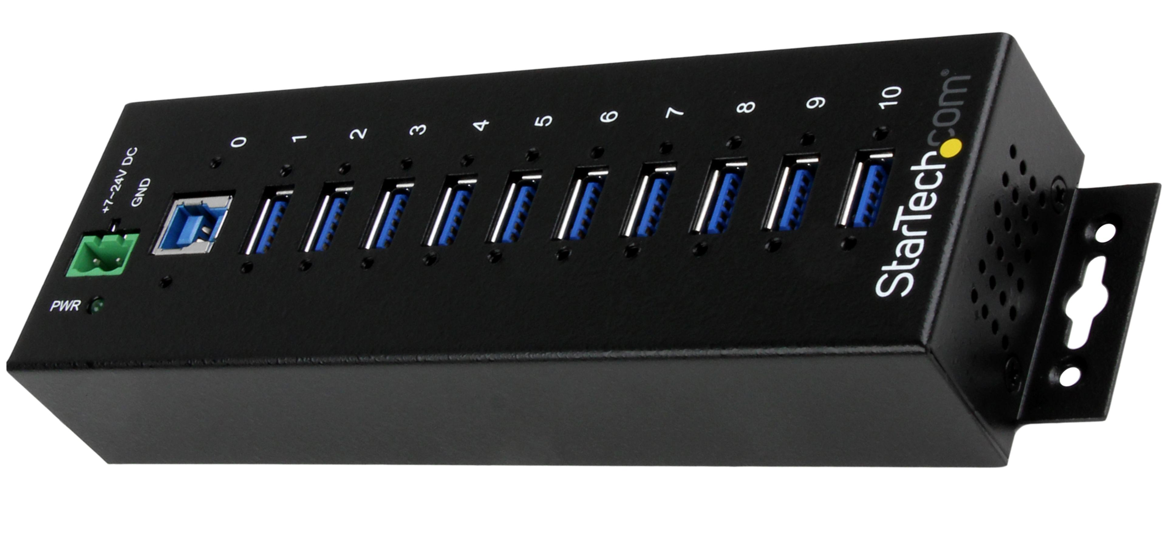 StarTech USB Hub 3.0 10-port Metal