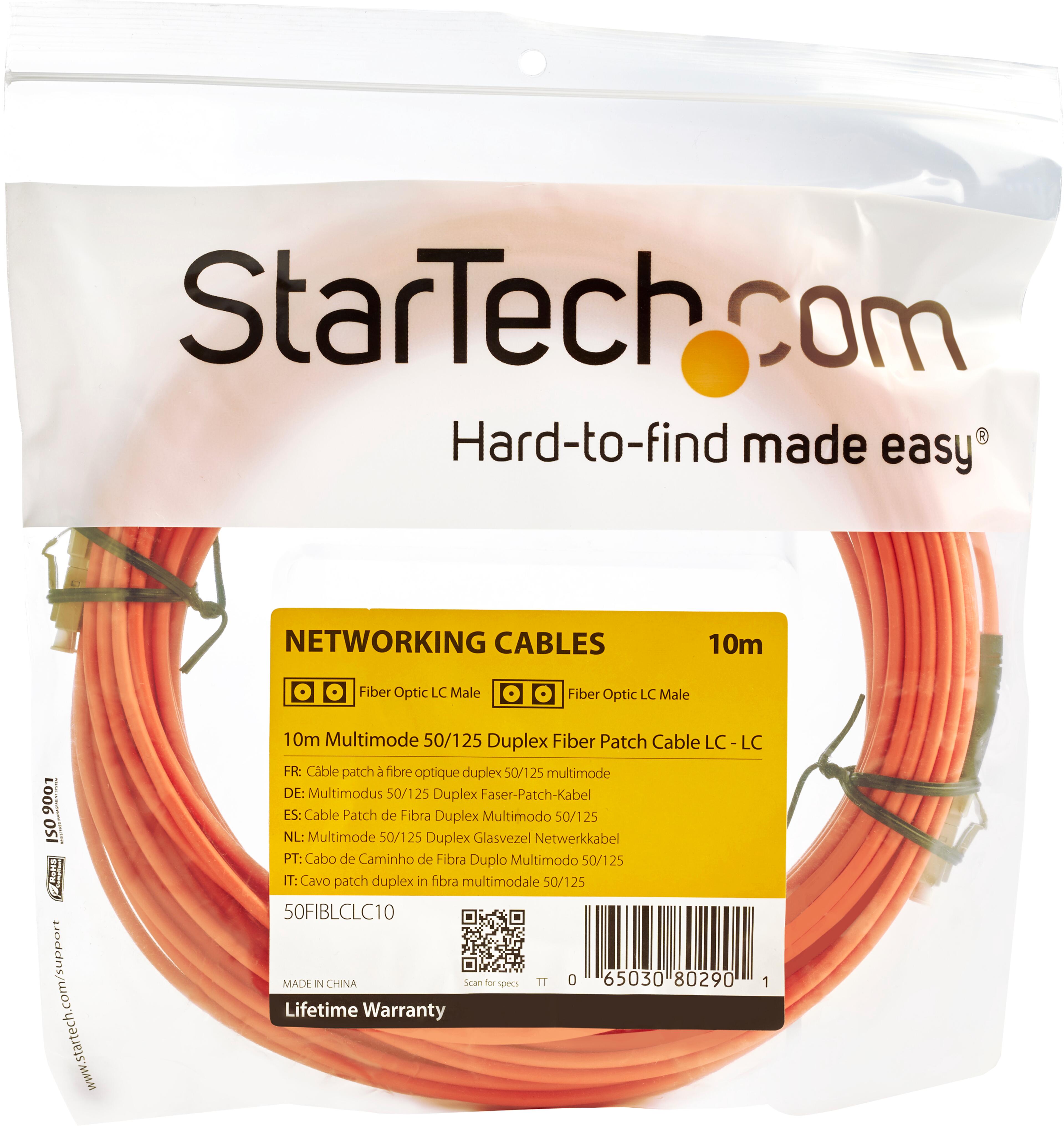 FO Duplex Patch Cable LC-LC 50µ 15m