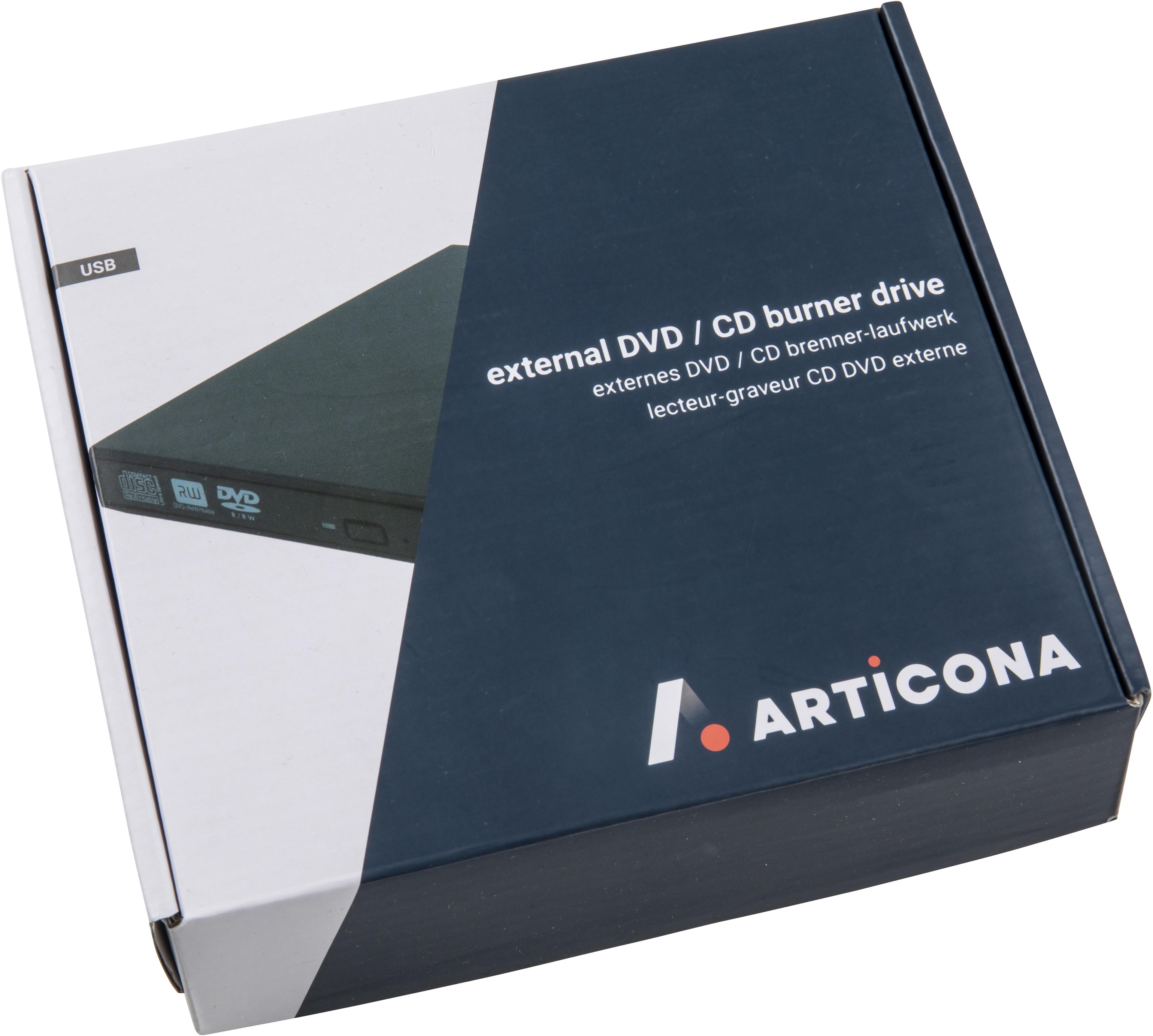 ARTICONA CD/DVD USB 2.0 Burner