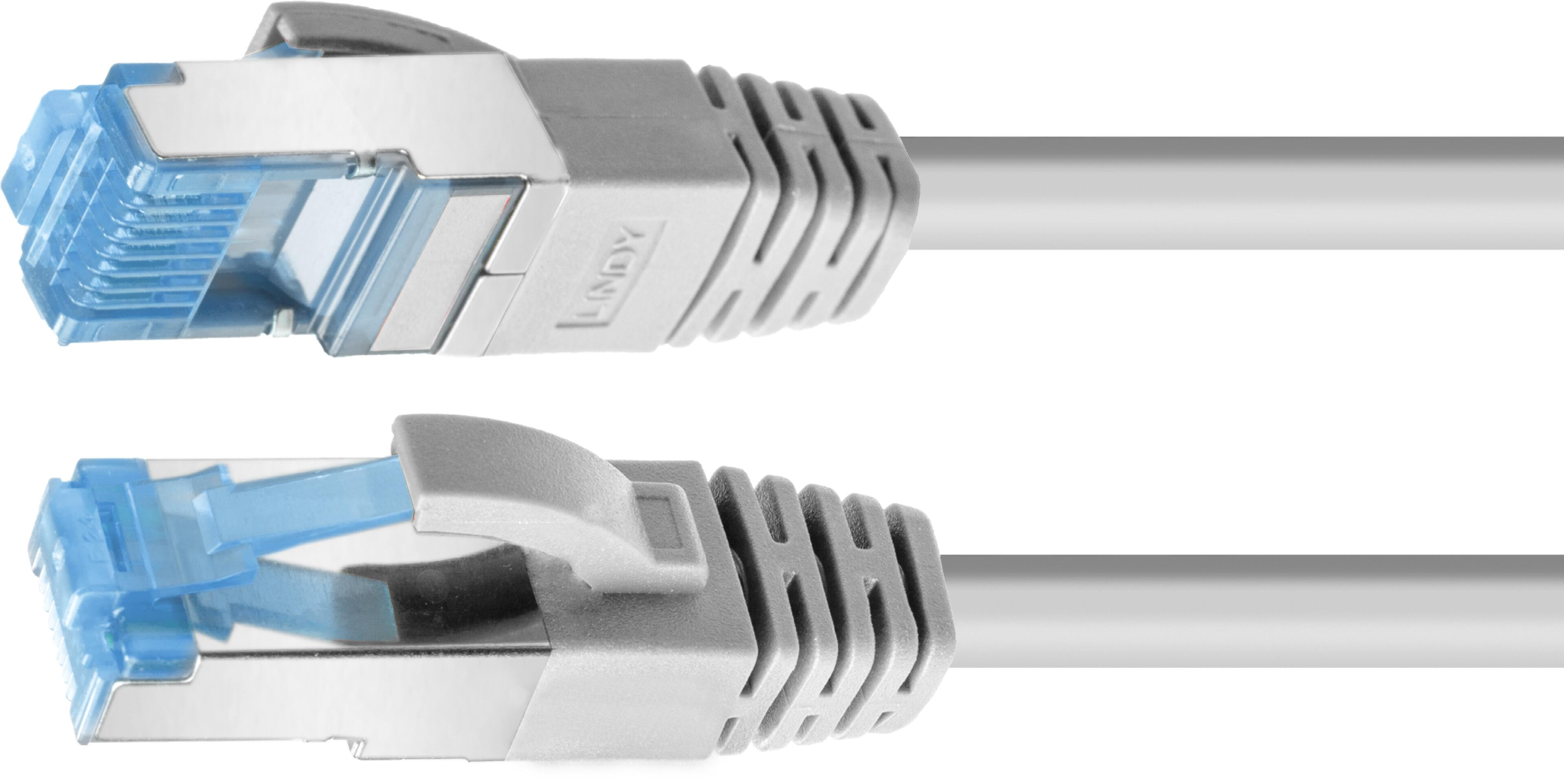 Patch Cable RJ45 S/FTP Cat6a 10m Grey