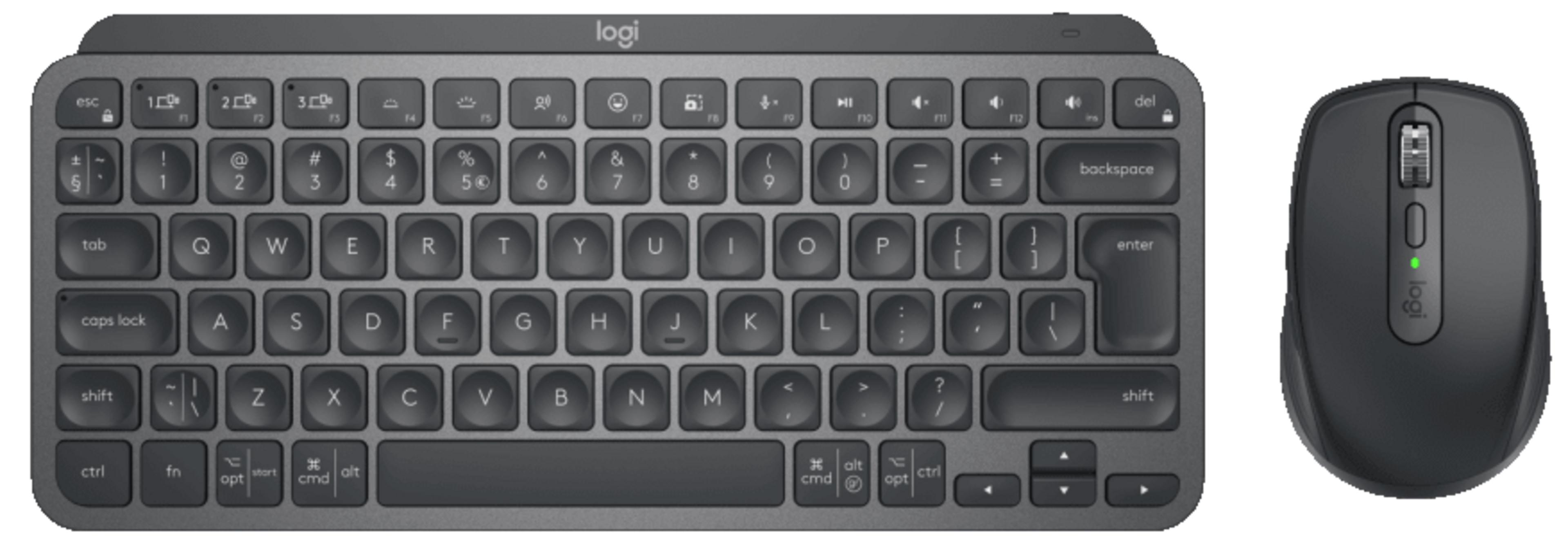 Logitech MX Keys Mini Combo graphite