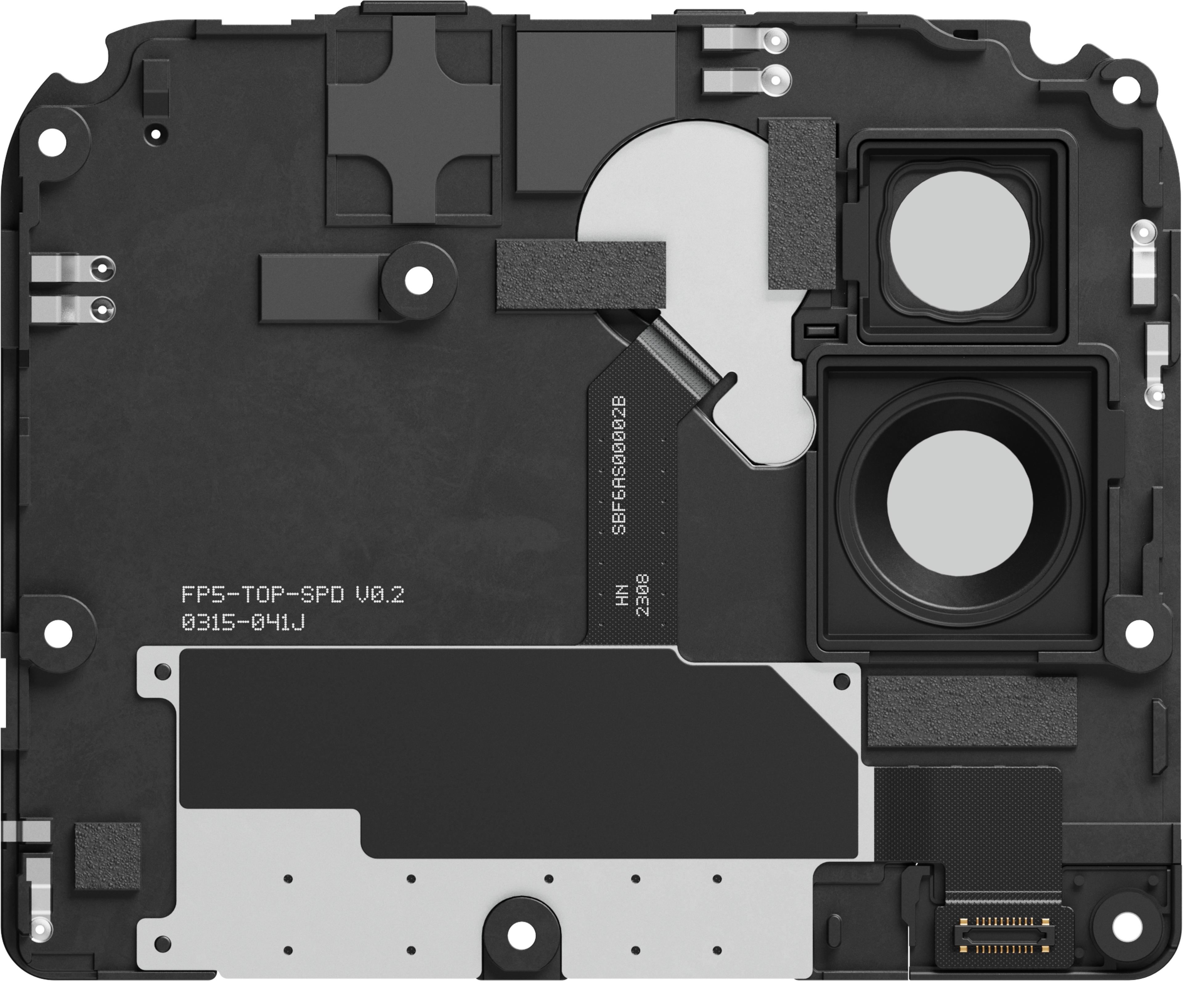 Moduł górny Fairphone 5, czarny