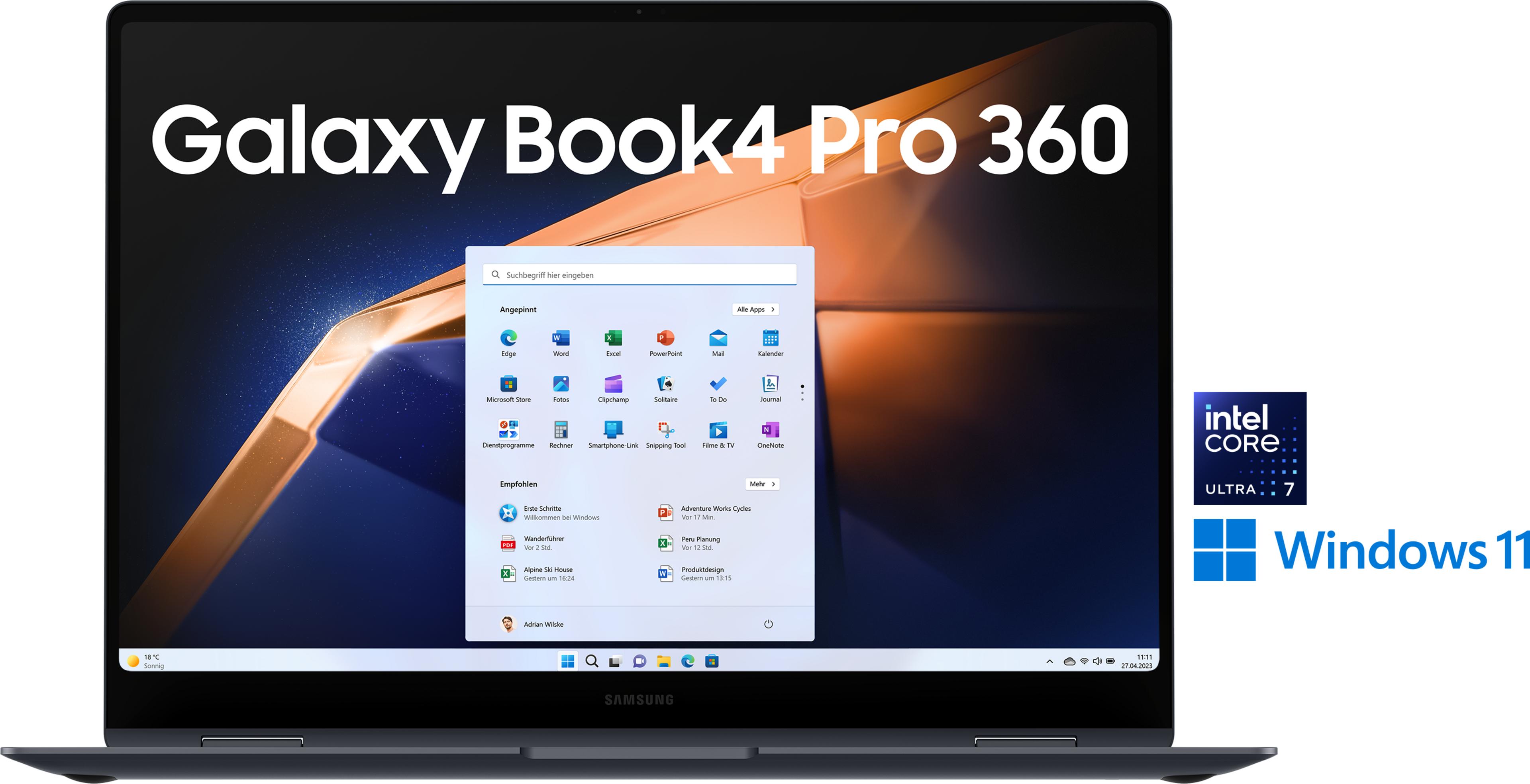 Samsung Book4 Pro 360 U7 16/512GB gray