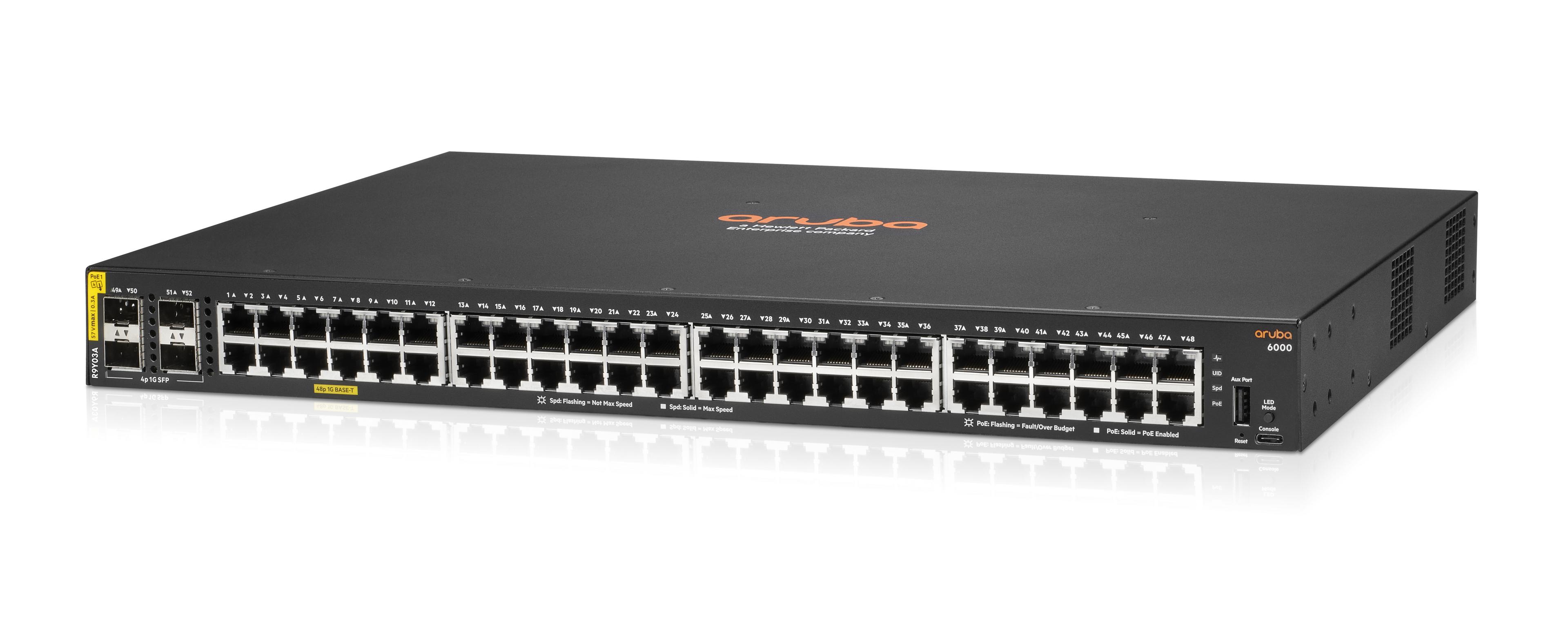HPE Aruba 6000 48G PoE 740 W Switch