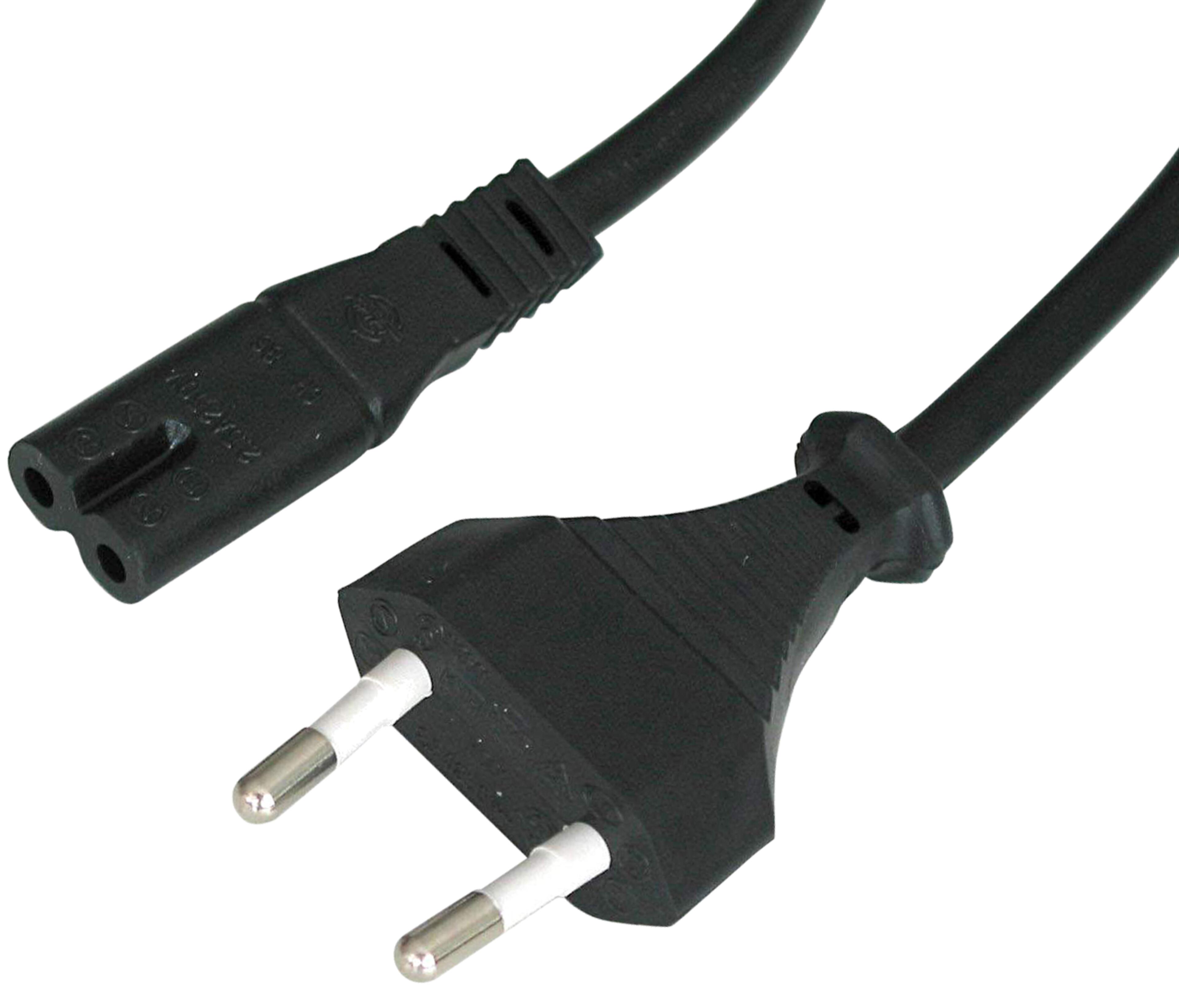 Netzkabel StromSt - C7 3,0m schwarz