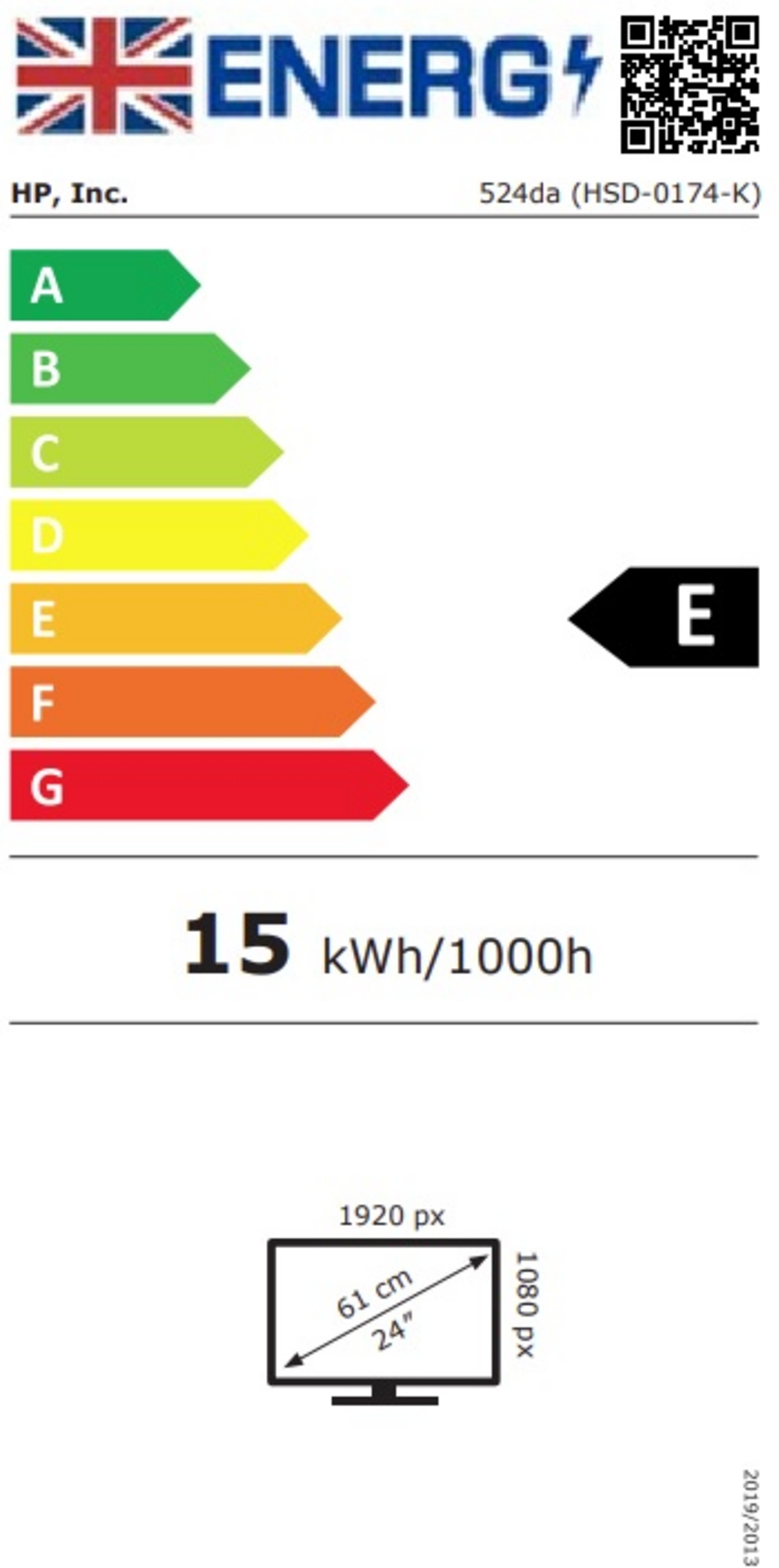 HP Series 5 FHD Monitor - 524da
