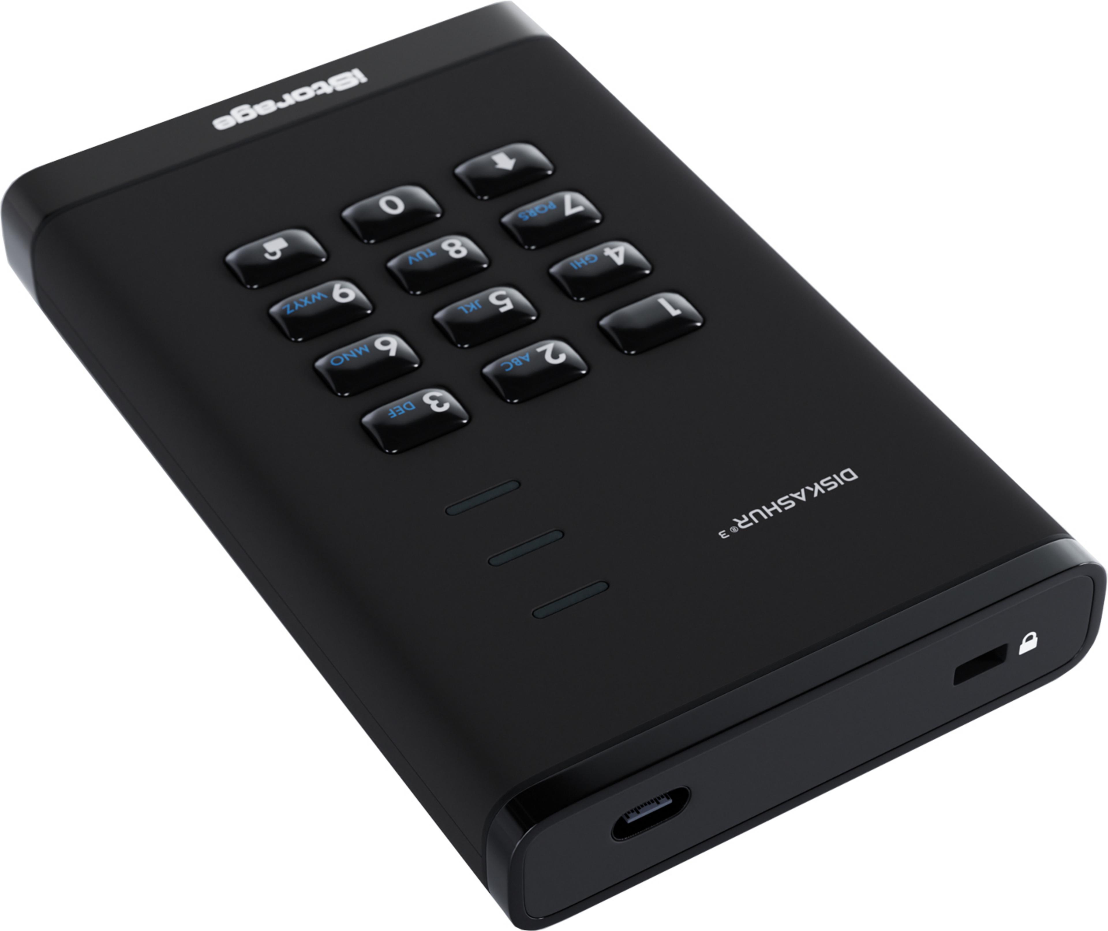 iStorage diskAshur3 5TB HDD Black