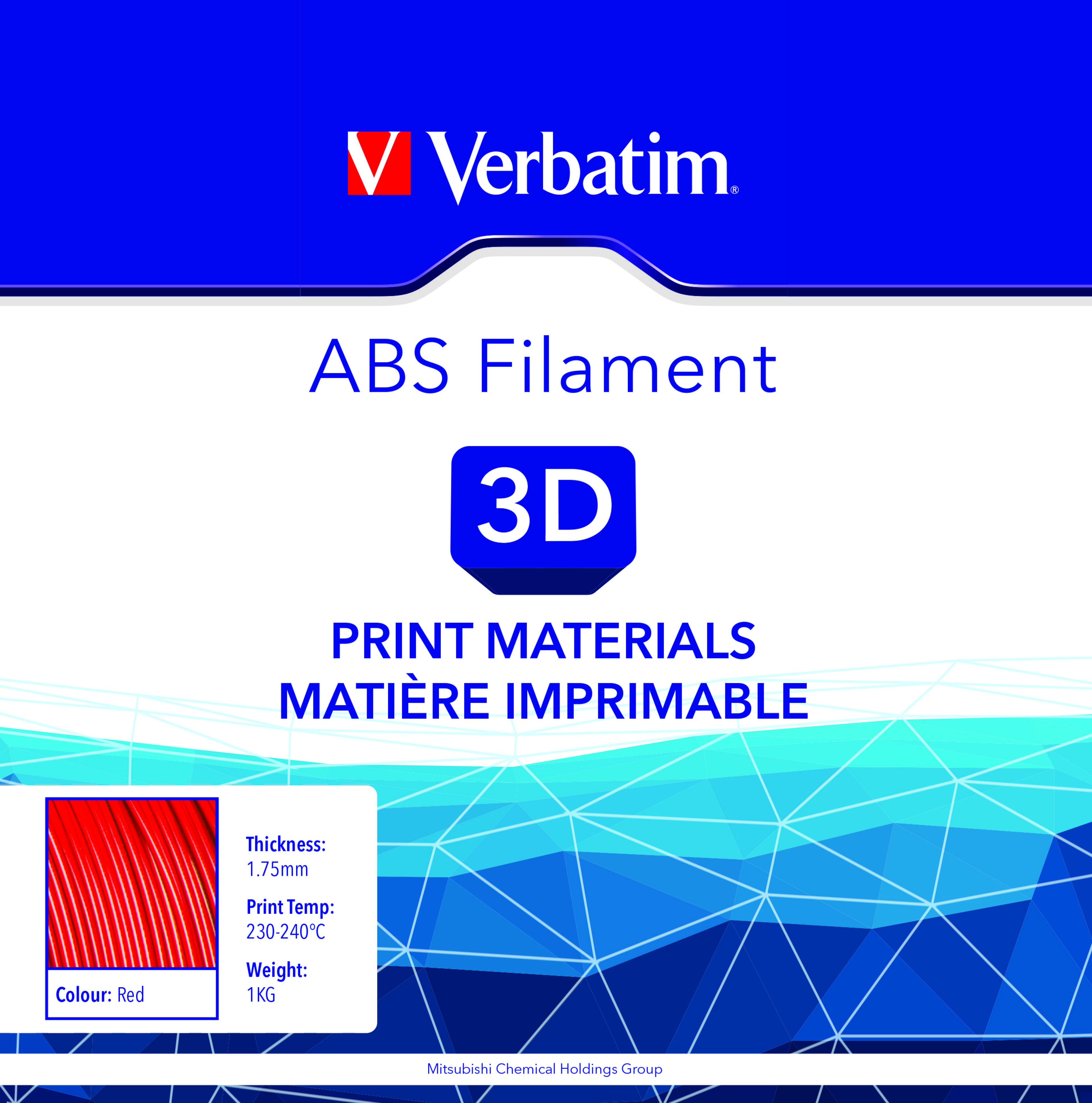 Verbatim 3D Filament ABS 1.75mm