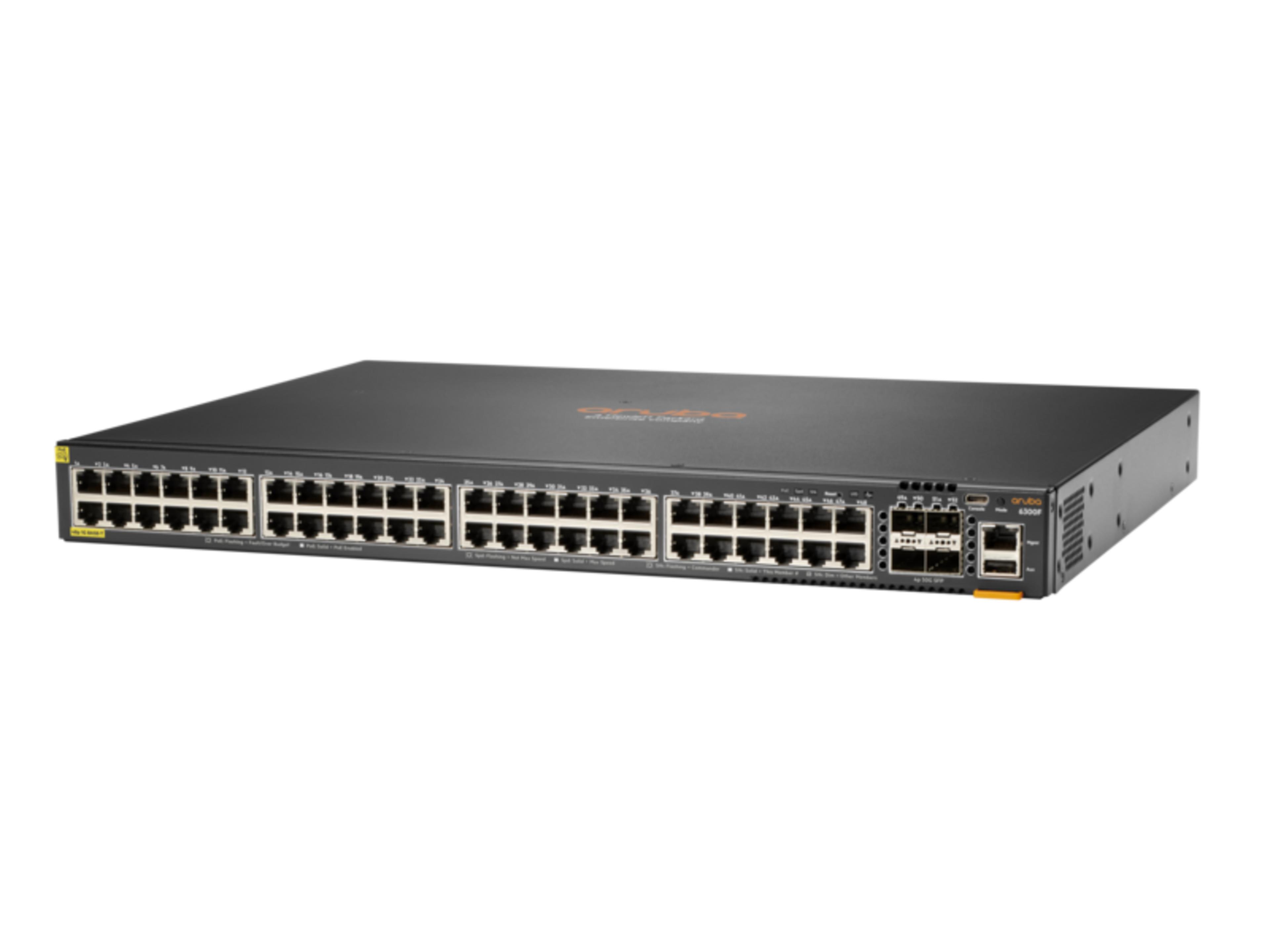 HPE Aruba 6300F 48G PoE Switch