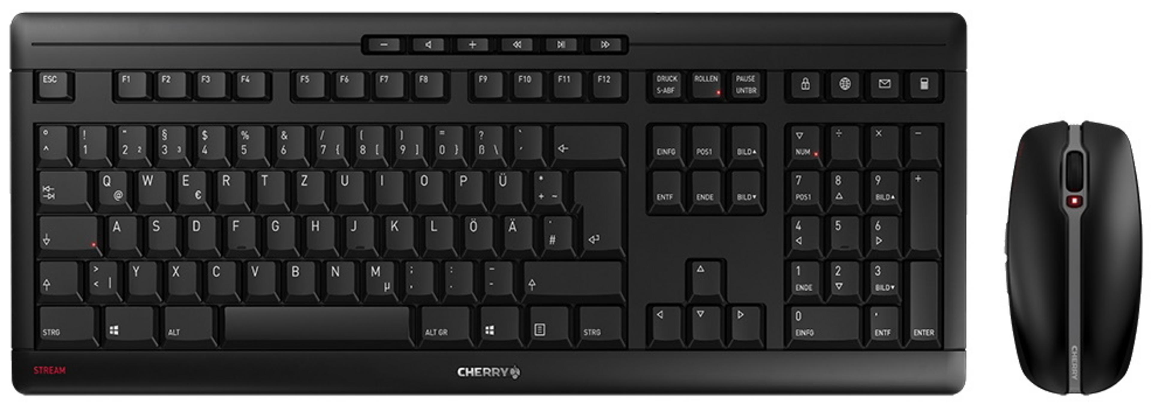 CHERRY STREAM DESKTOP Set Black