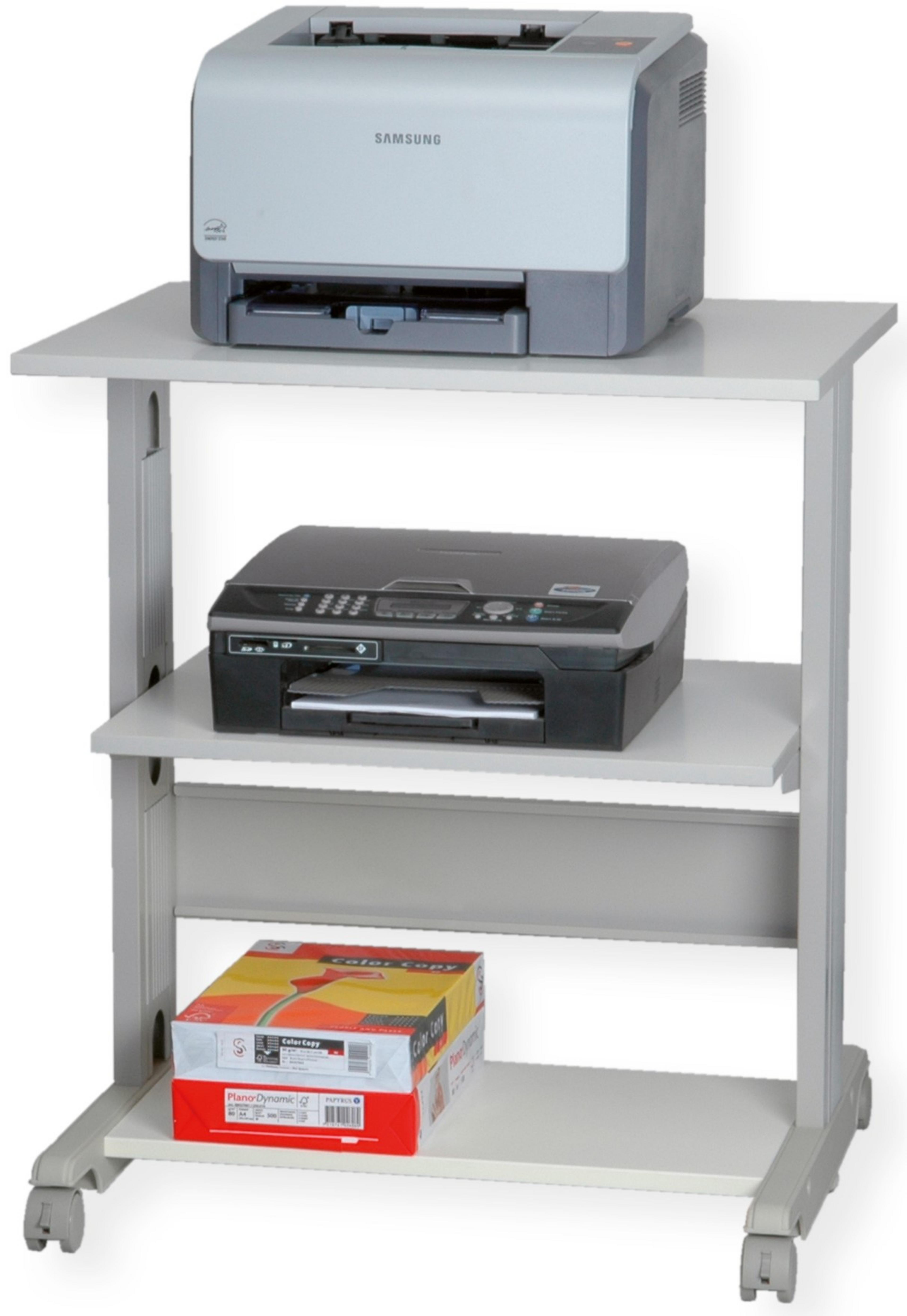 ROLINE Printer Trolley with 3 Shelves