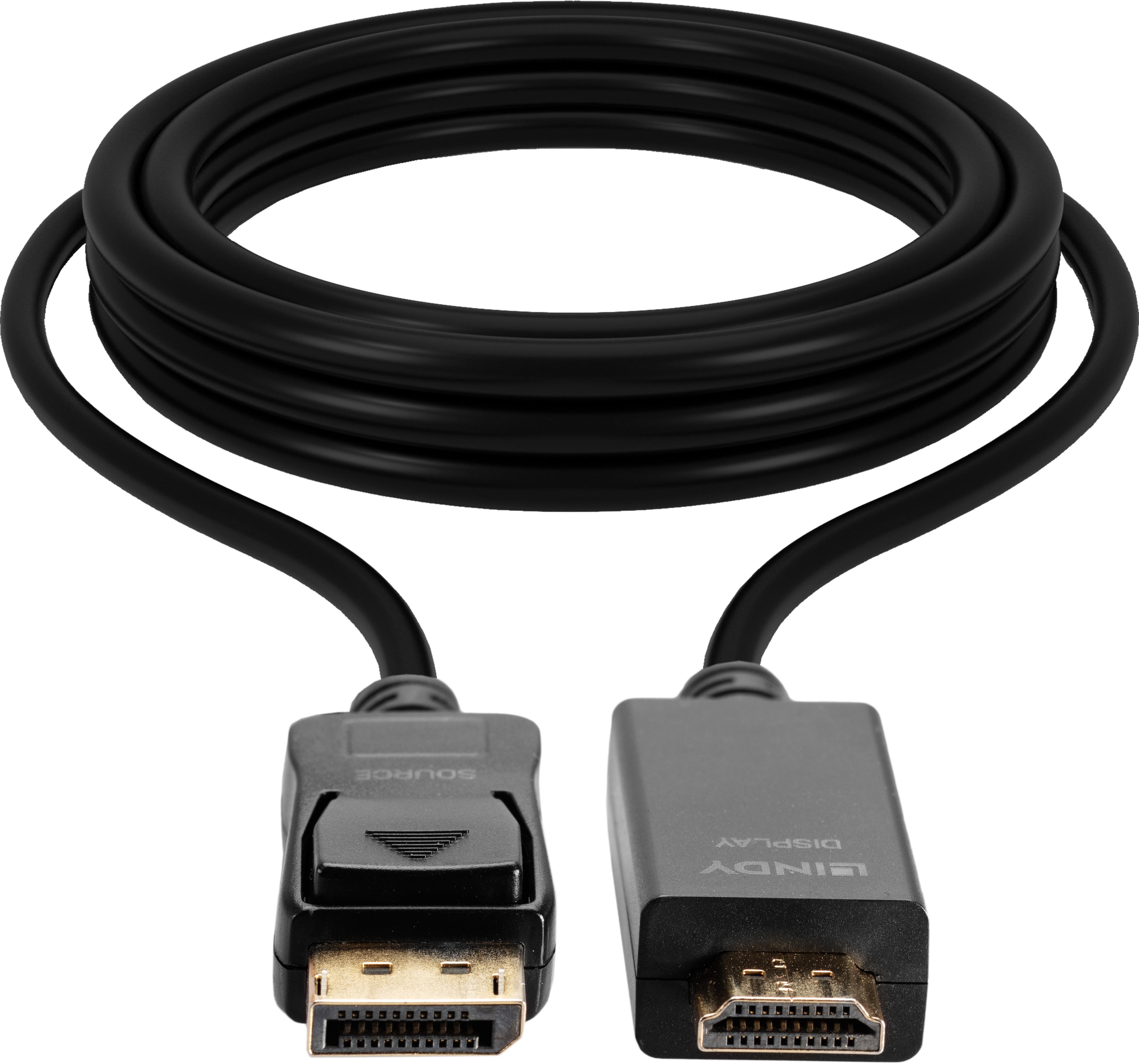 LINDY DisplayPort - HDMI Cable 2m