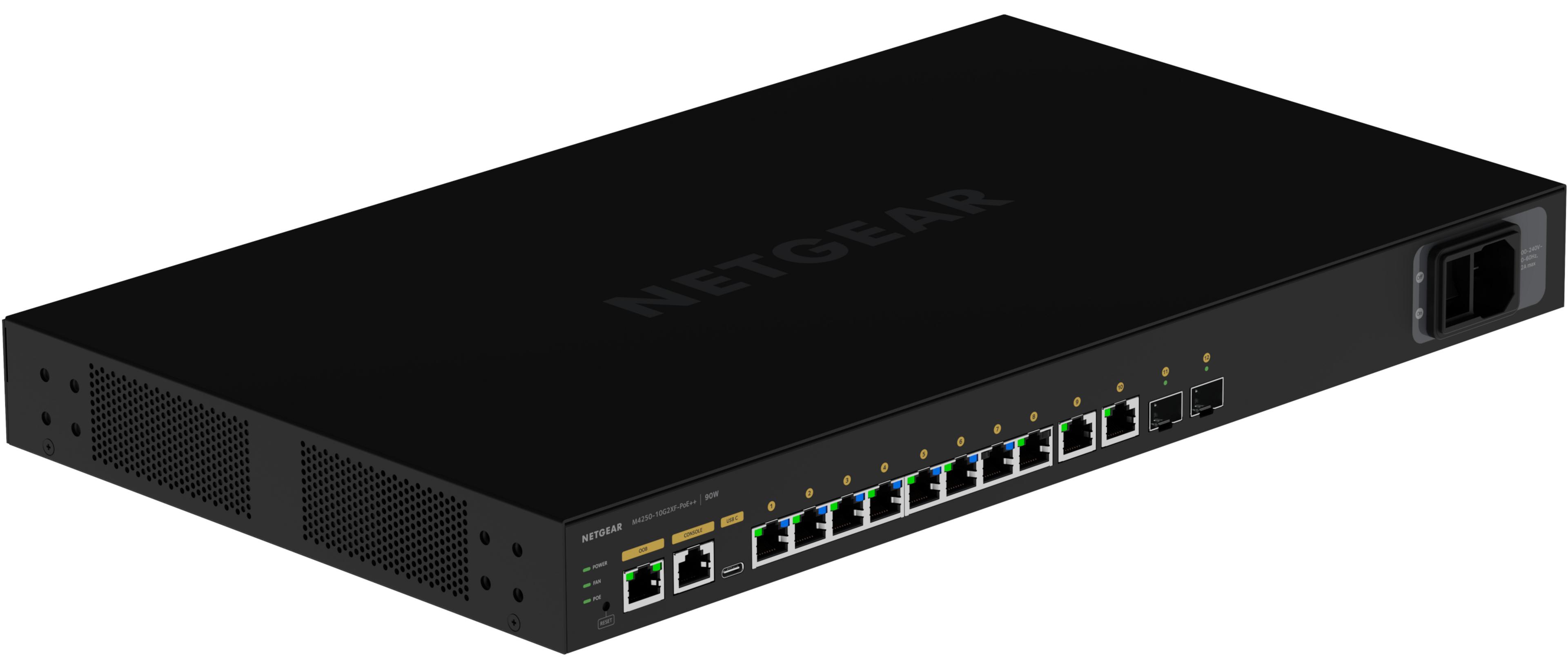 NETGEAR M4250-10G2XF-PoE++AV Line Switch