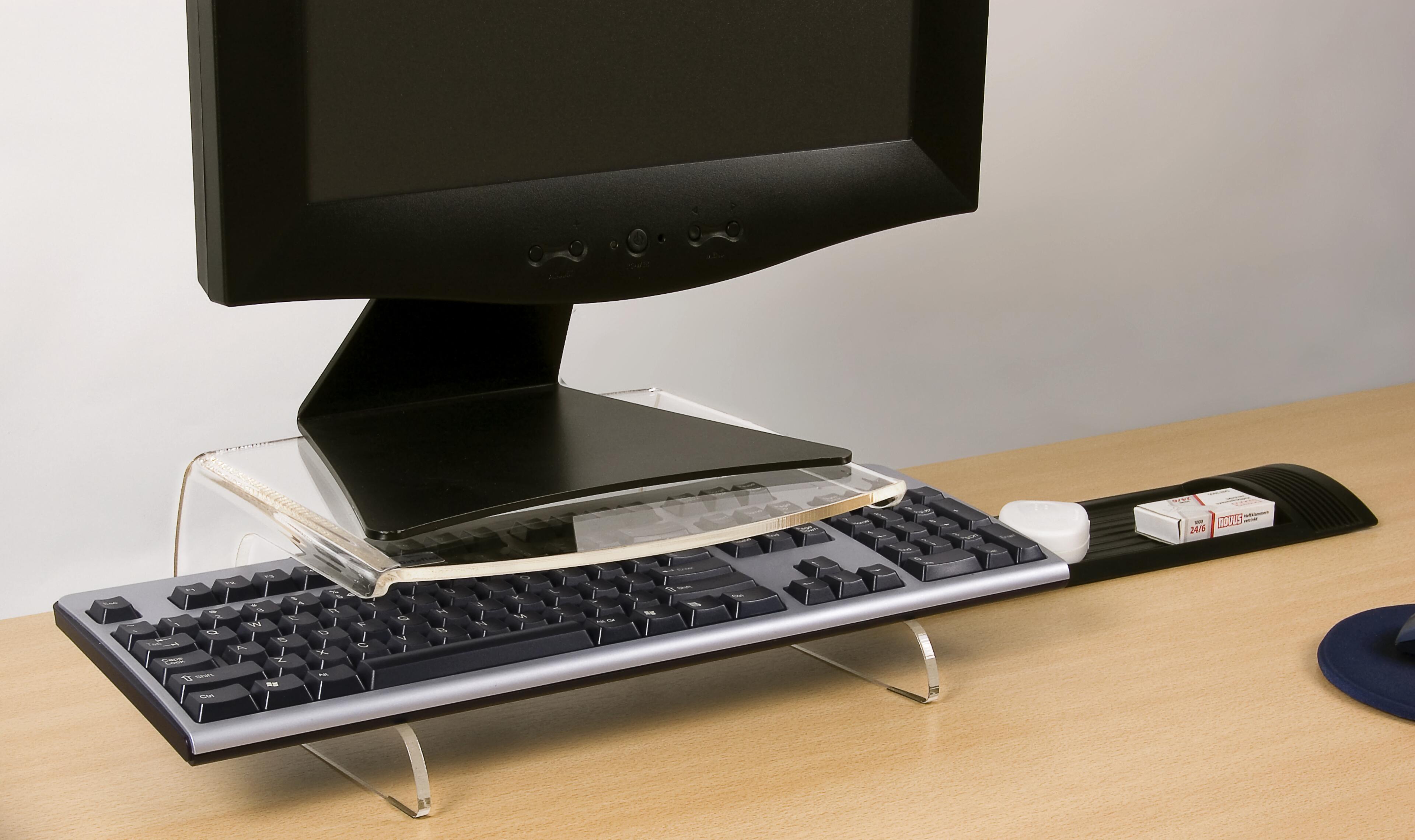 Dataflex Acrylic Monitor Stand 110mm