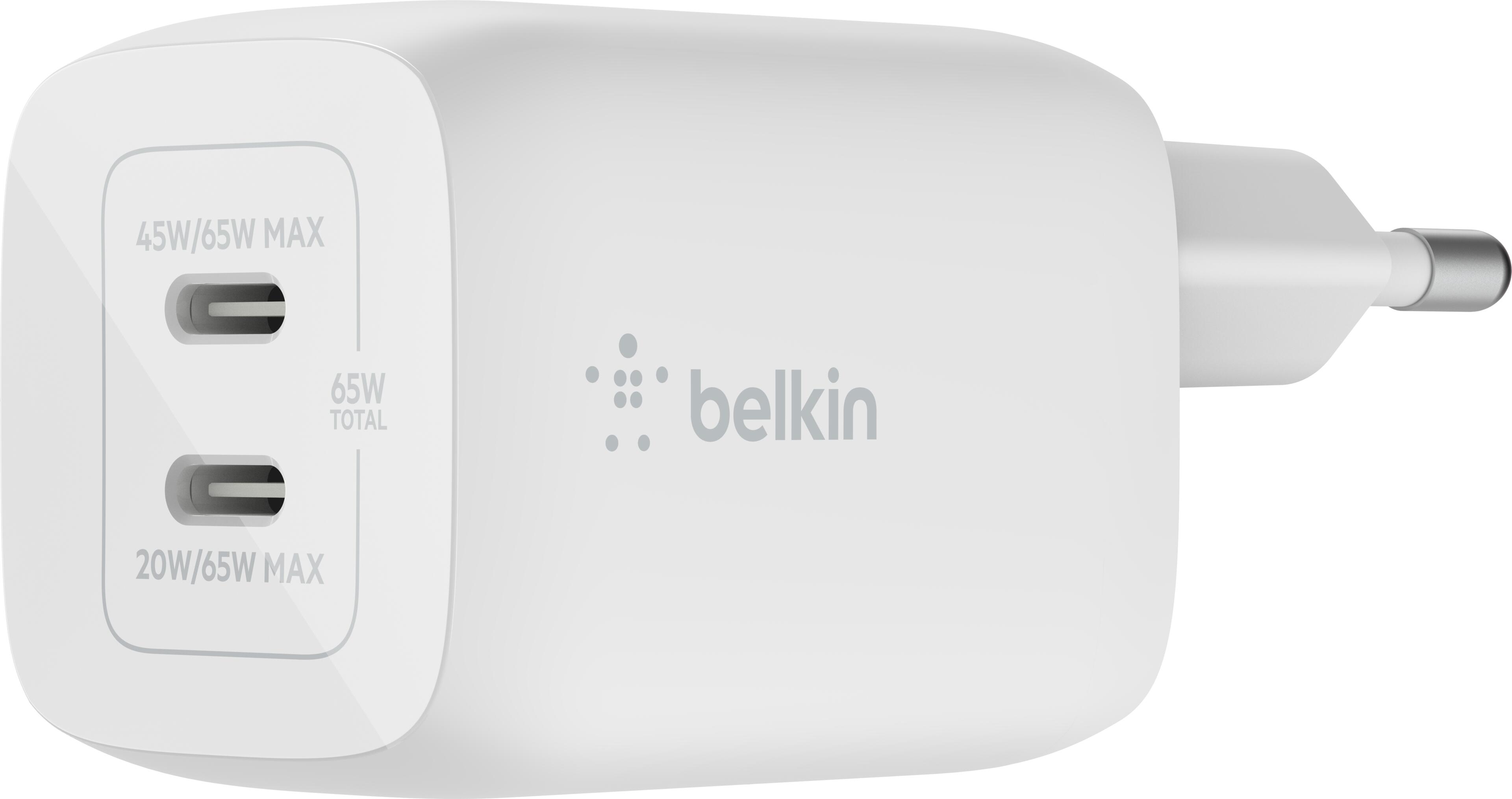 Nabíj. adaptér Belkin 65W Dual USB C GaN
