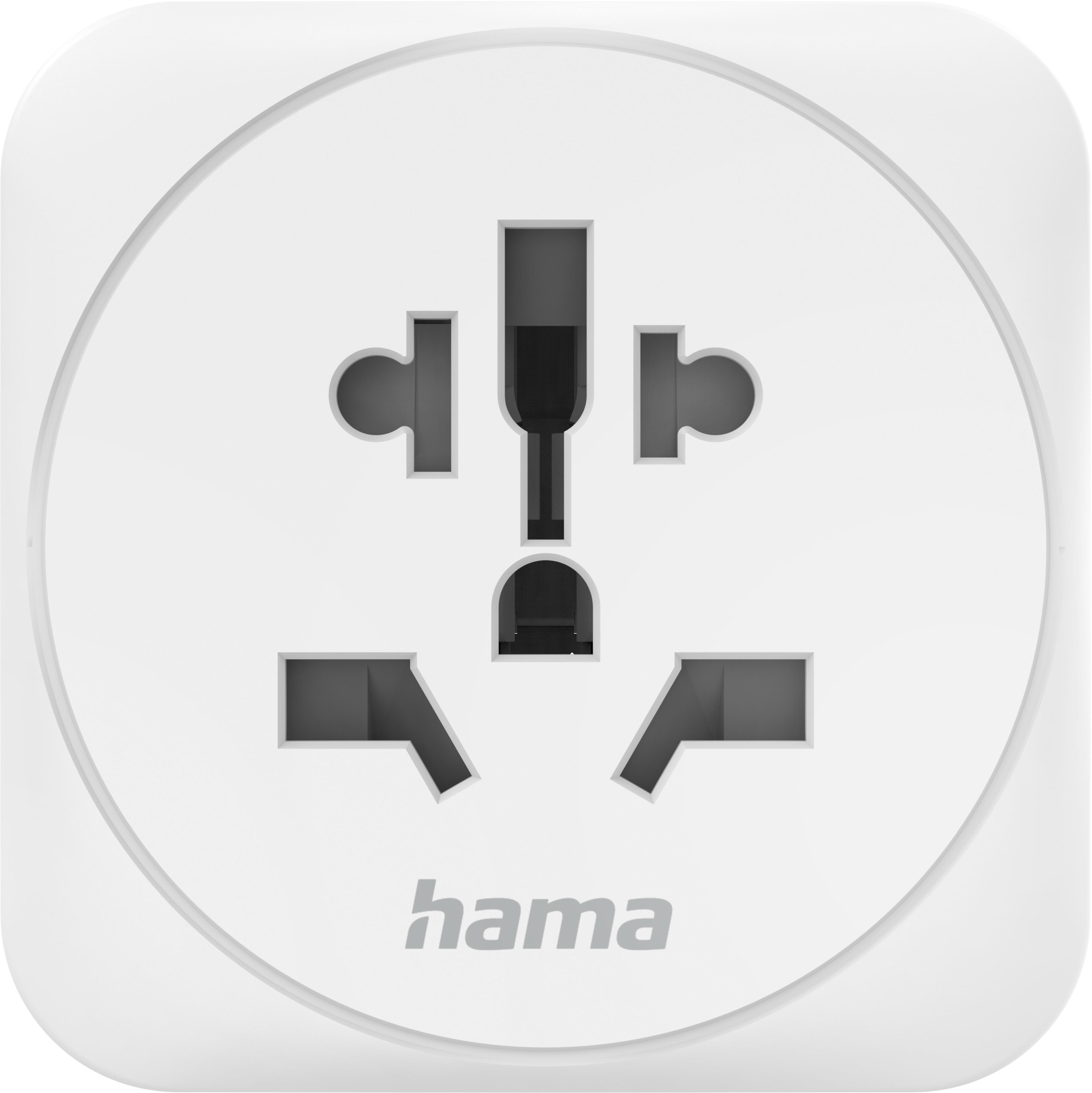 Hama "Uni" to Euro Plug Travel Adapter